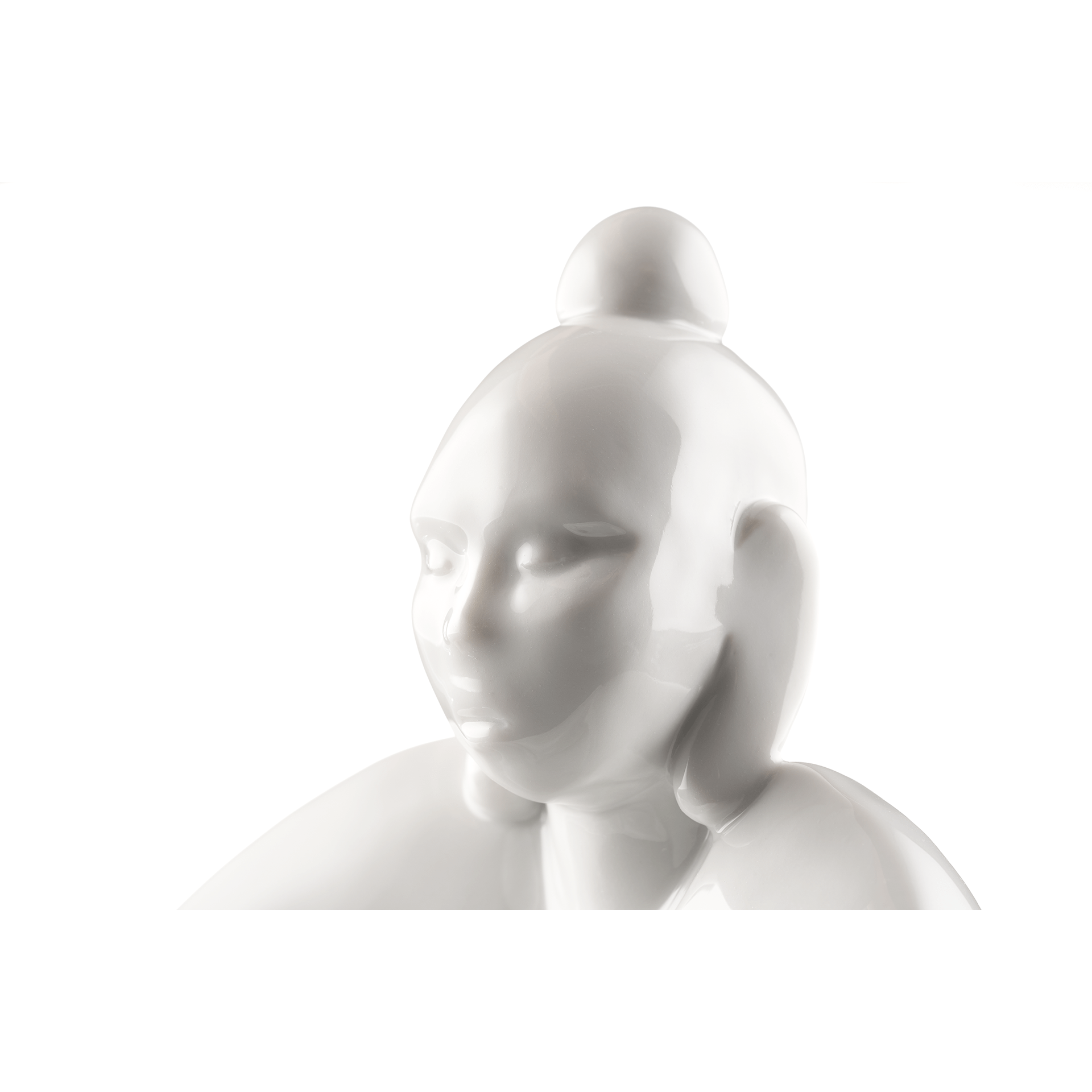 Buddha, Weiß, H 11,5 cm | Meissen Skulpturen 000001 - 73952 - Meissen Weimar