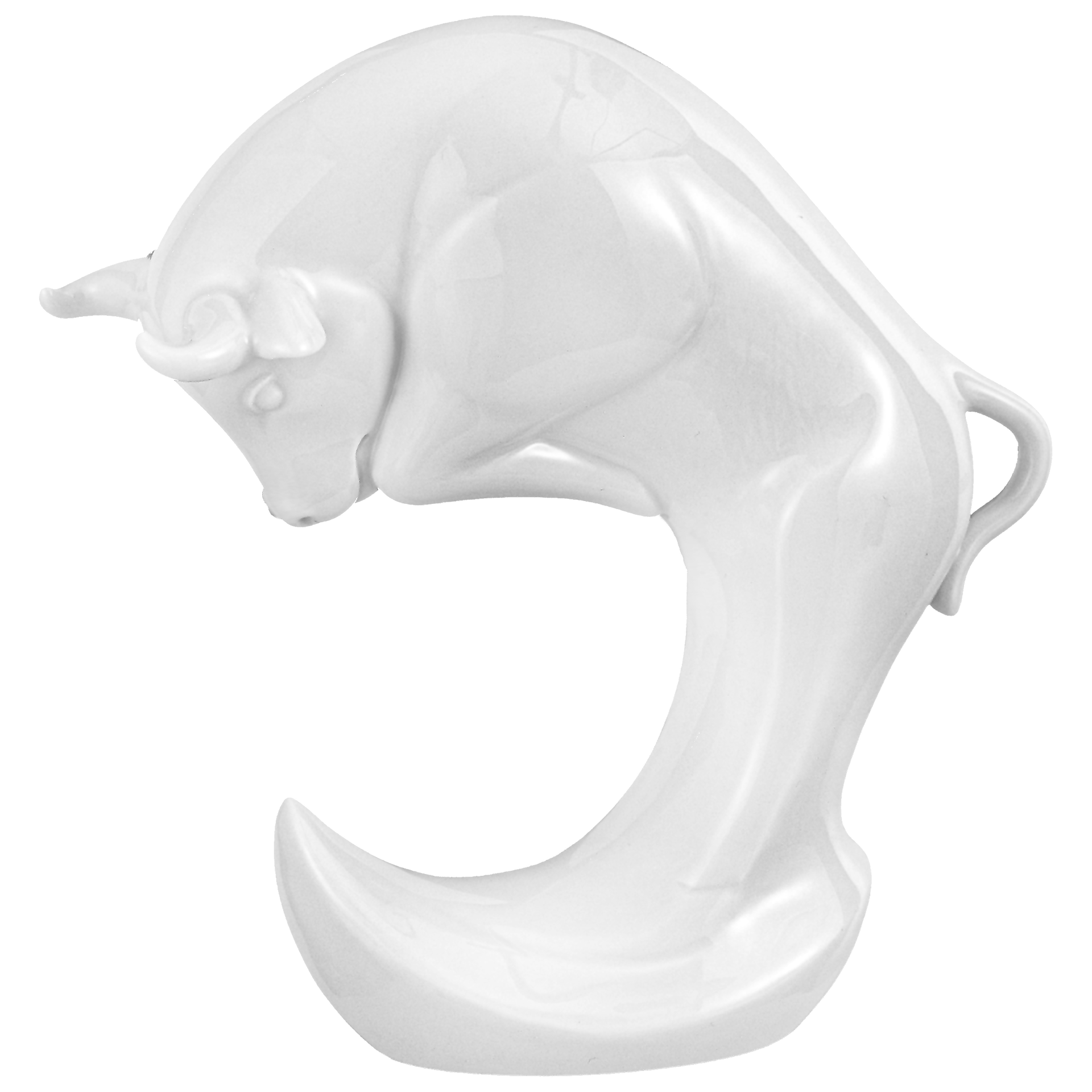 Büffel, Weiß, H 13 cm | Meissen Figuren Chinesisches Jahrestier 000001 - 83651 - Meissen Weimar