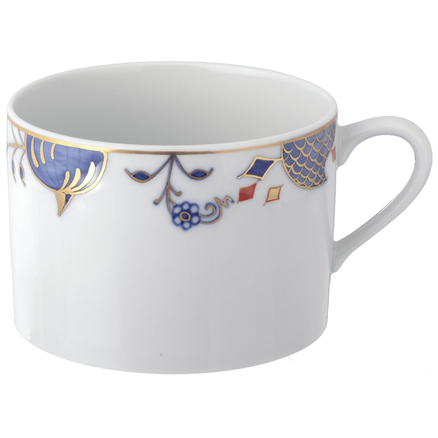 Cappuccinoobertasse, Zwiebelkante, V 0,25 l | Meissen No. 41 Noble Blue 802190 - 36574 - Meissen Weimar