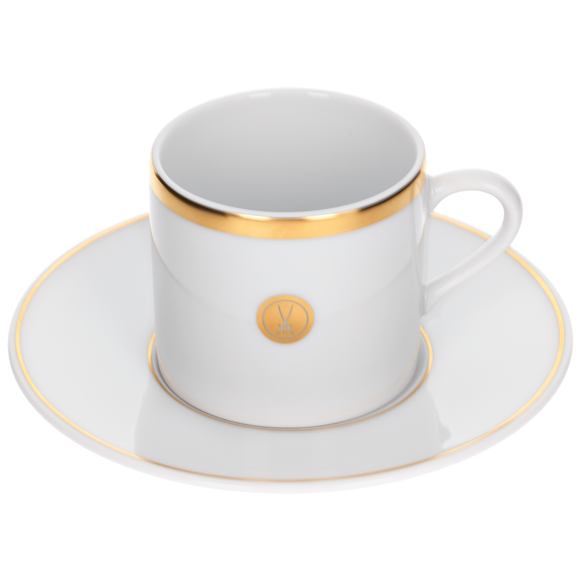 Cappuccinotasse, Goldband, Goldfaden, V 0,25 l | Meissen No.41 Swords Luxury Gold 99a368 - 36579 - Meissen Weimar