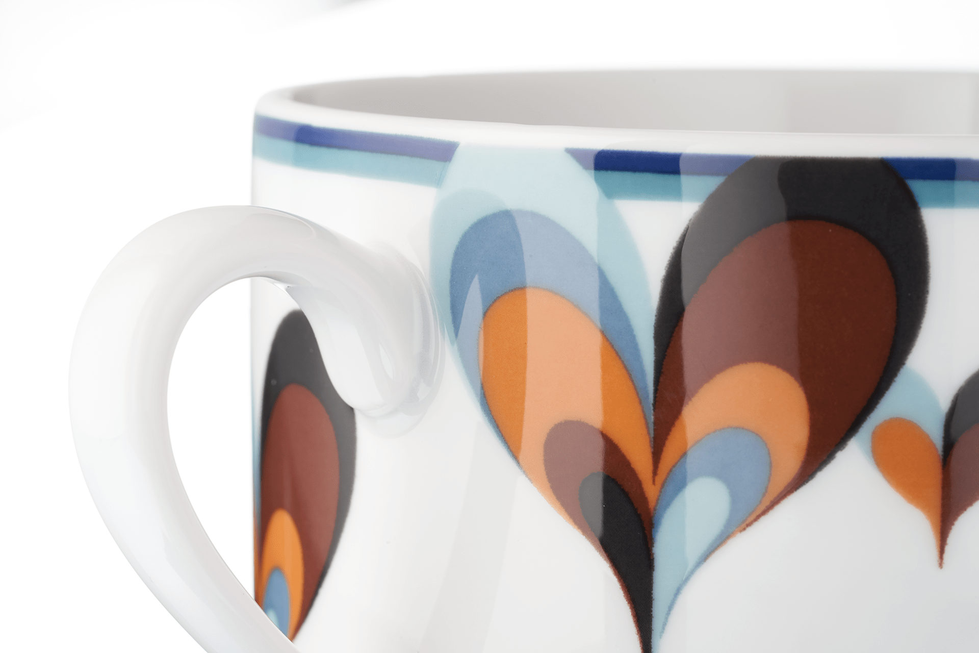 Cappuccinotasse mit Untertasse, Love Birds, Höhe 8 cm | Meissen No.41 Collage 79a534 - 36584 - Meissen Weimar