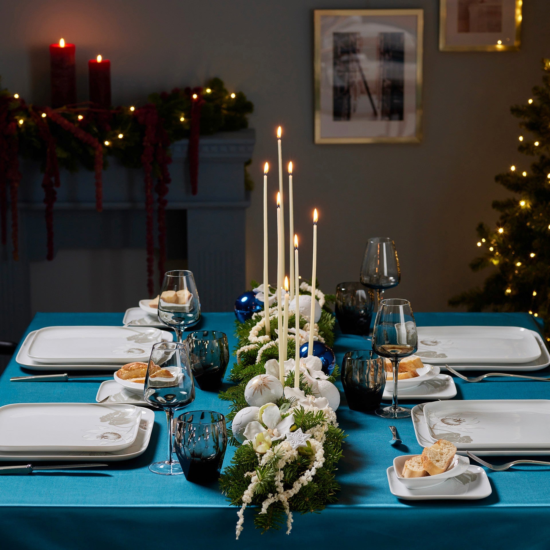 Cappuccinotasse mit Untertasse, Passionsblume, H 8 cm | Meissen Nova 79a905-46984 - Meissen Weimar