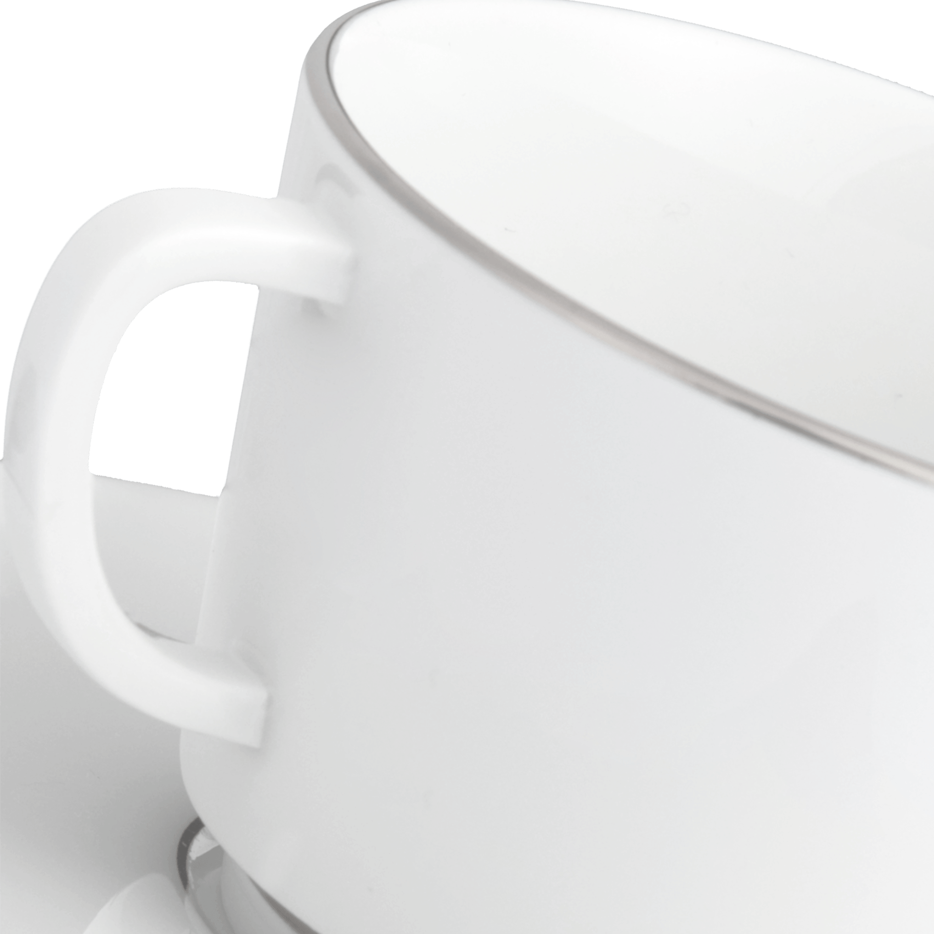 Cappuccinotasse Platinum, V 0,2 l | Meissen Vitruv 99a595-43984 - Meissen Weimar