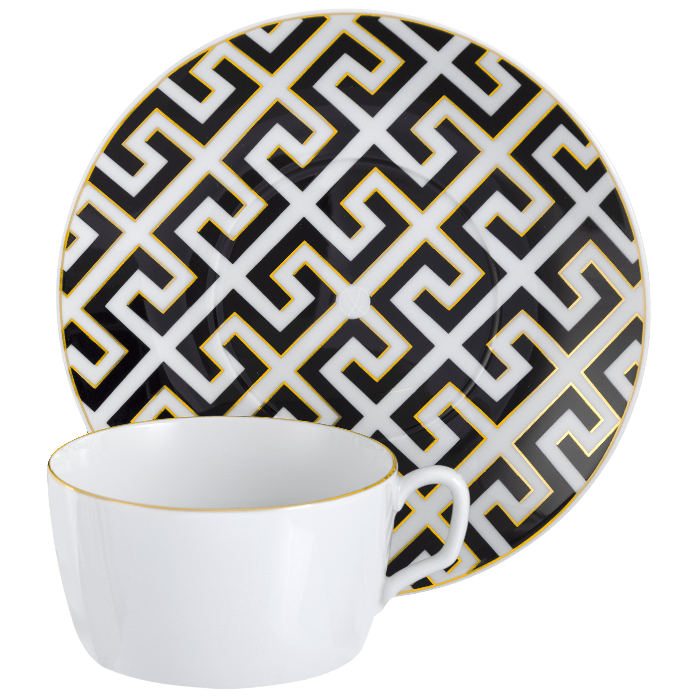 Cappuccinotasse Royal Palace schwarz Ø 18 cm | Meissen Cosmopolitan 79a473 - 37584 - Meissen Weimar