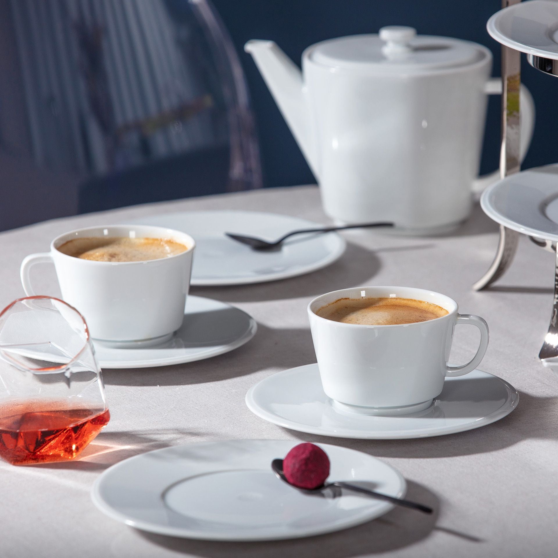 Cappuccinotasse, Weiß, 0,2 l | Meissen Vitruv 000001 - 43584 - Meissen Weimar
