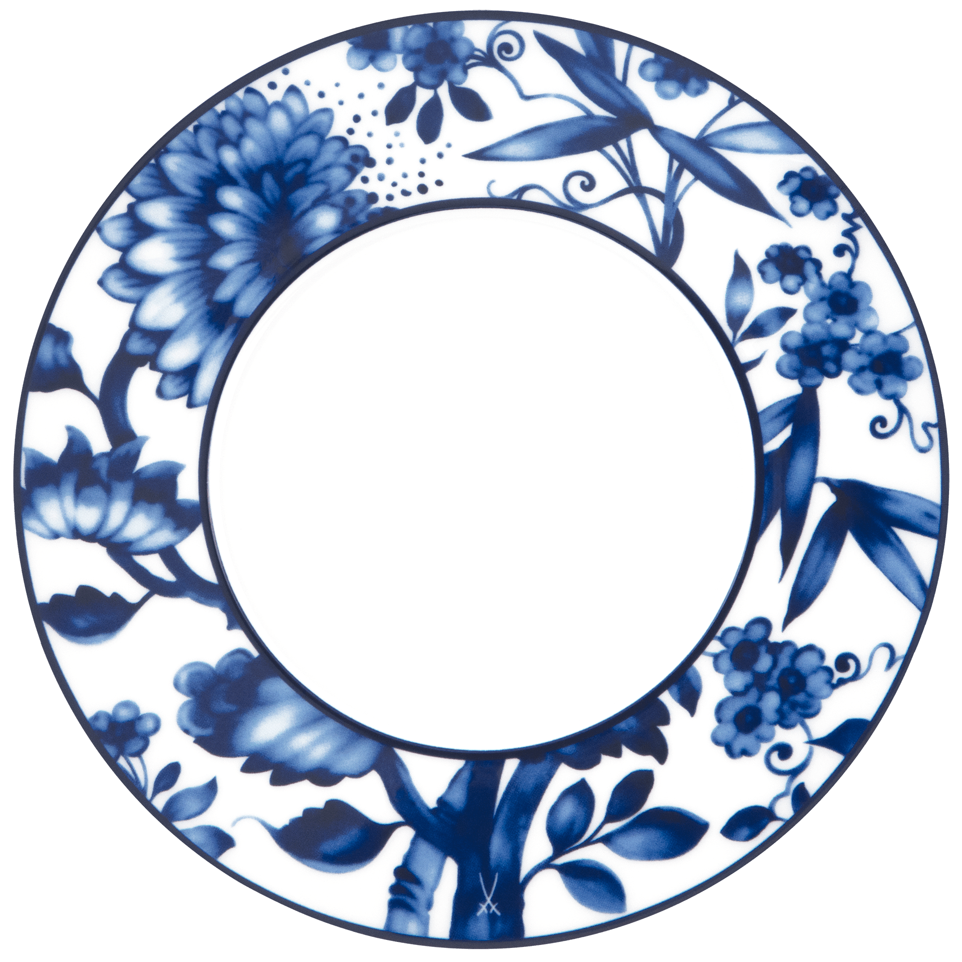 Cappuccinotasse, weiß, H 8 cm | Meissen No. 41 Noble Blue 79b500-36584 - Meissen Weimar