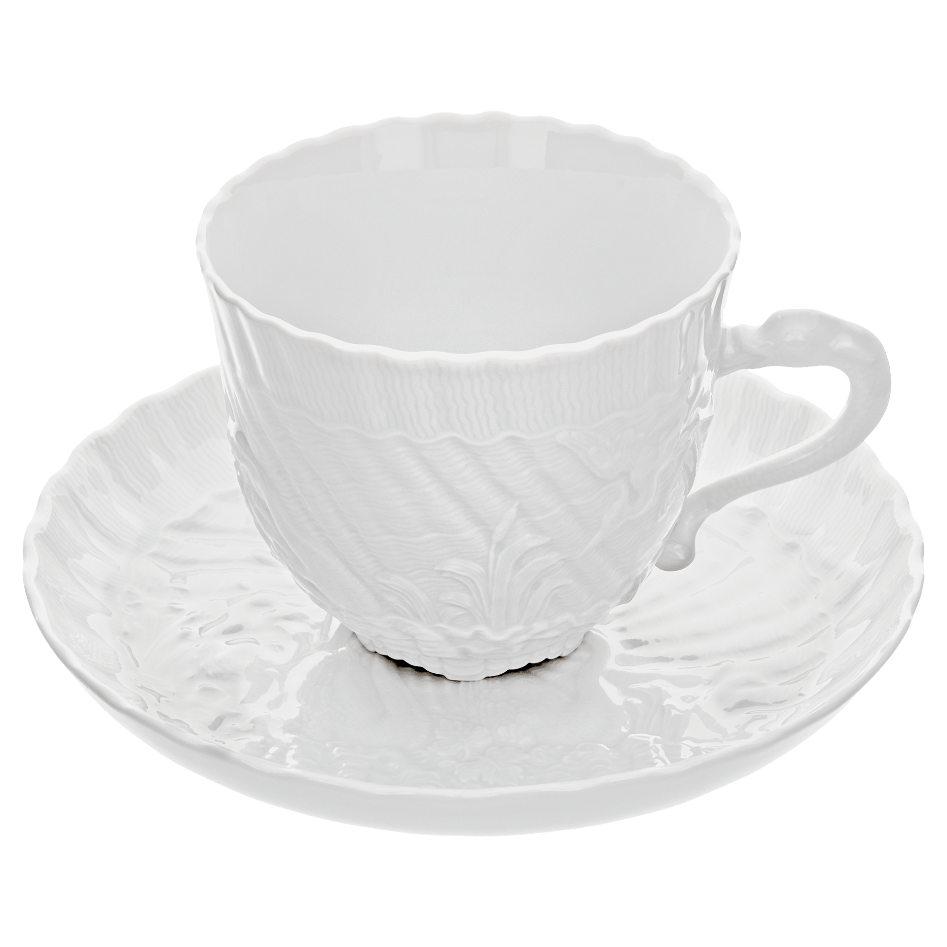 Cappuccinotasse, Weiß, H 9 cm | Meissen Schwanendessin 000001 - 05587 - Meissen Weimar