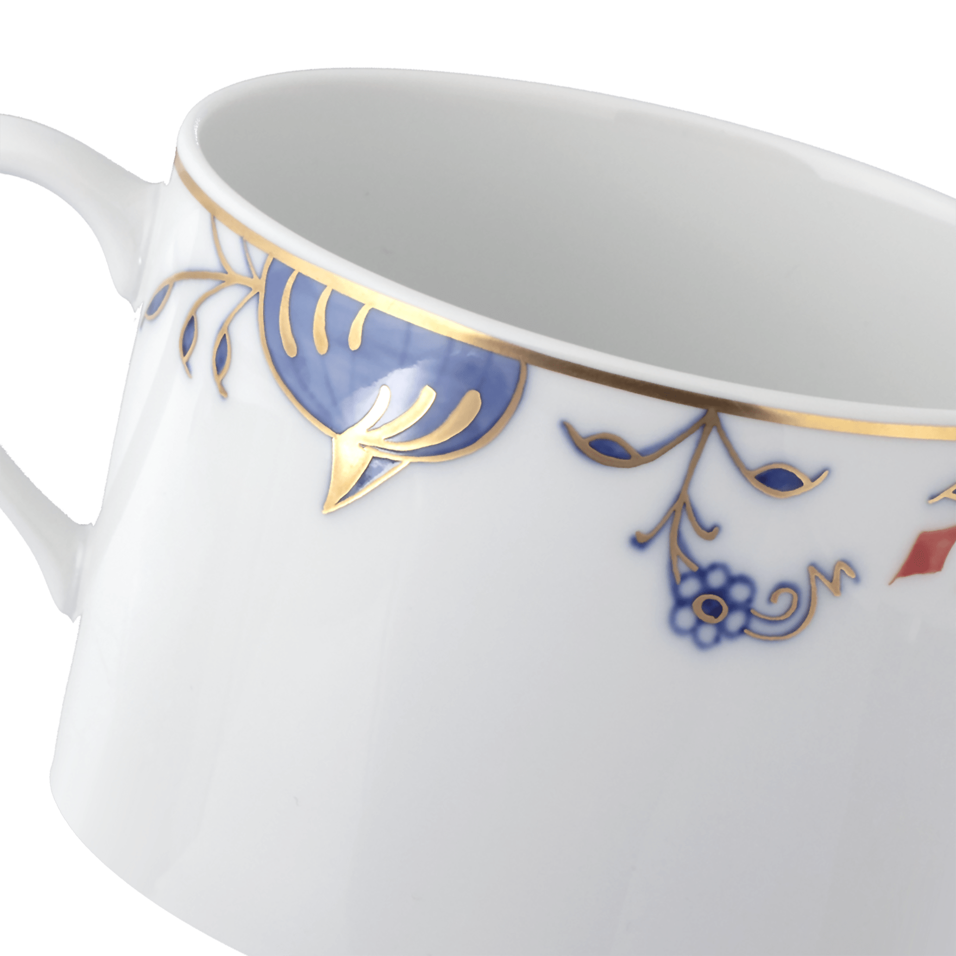 Cappuccinotasse, Zwiebelkante, V 0,25 l | Meissen No. 41 Noble Blue 802190 - 36584 - Meissen Weimar