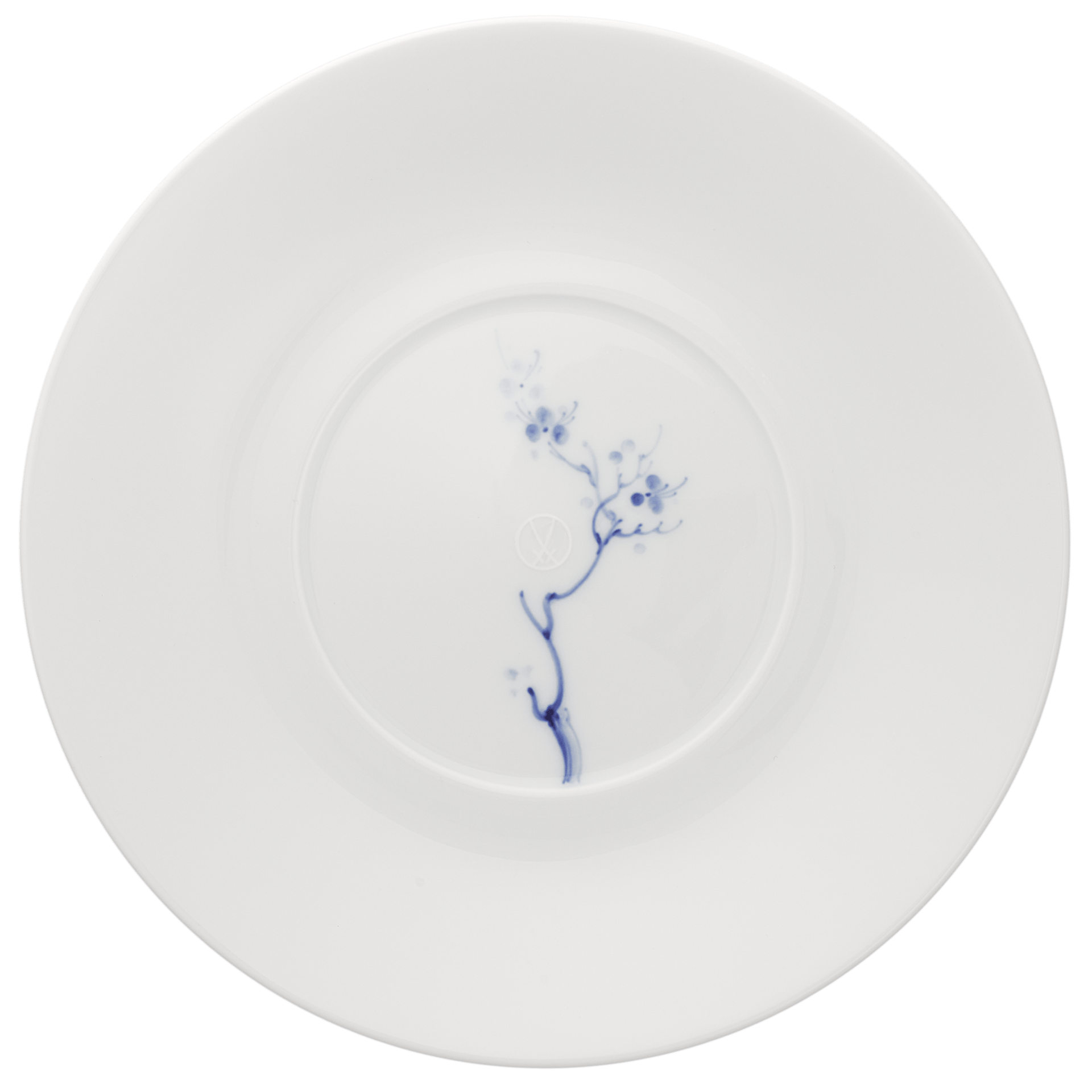 Cappuccinountertasse, 'Blue Orchid' blau, Ø 18 cm | Meissen Cosmopolitan 830501 - 37564 - Meissen Weimar