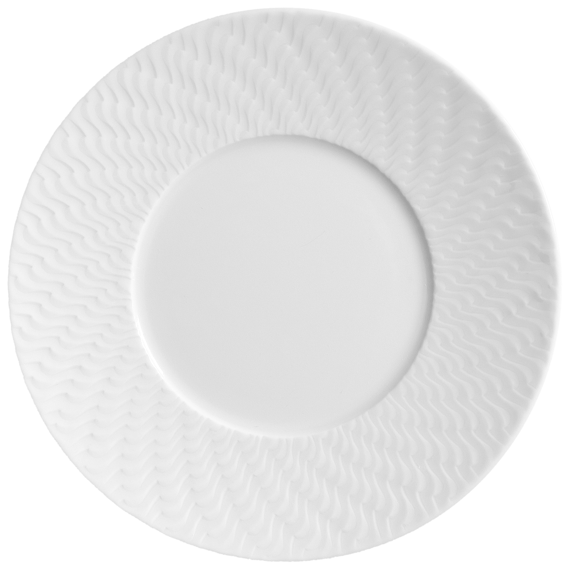 Cappuccinountertasse, Weiß, Ø 17 cm | Meissen No.41 Wellenspiel Relief 000001 - 29A64 - Meissen Weimar