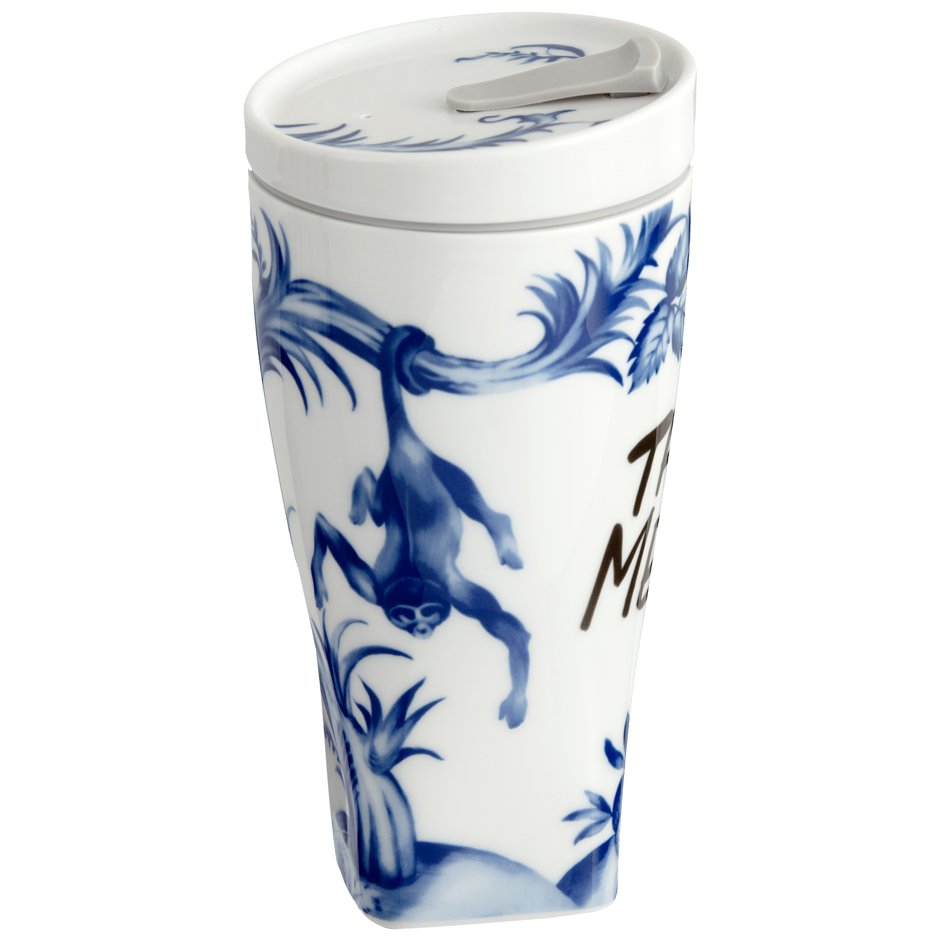 Coffee to go Becher, Affe und Faultier, 0,35 l | Meissen Coffee to go Collection - Nova 79A933 - 46M02 - Meissen Weimar