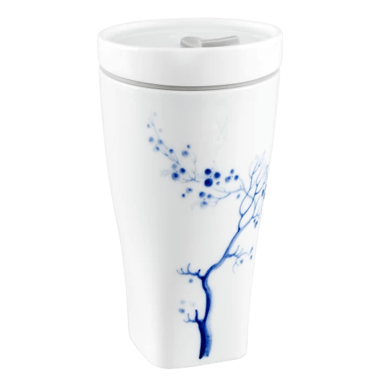 Coffee to go Becher, "Blue Orchid", kobaltblau, V 0,35 l | Meissen Coffee to go Collection - Nova 830501 - 46m02 - Meissen Weimar