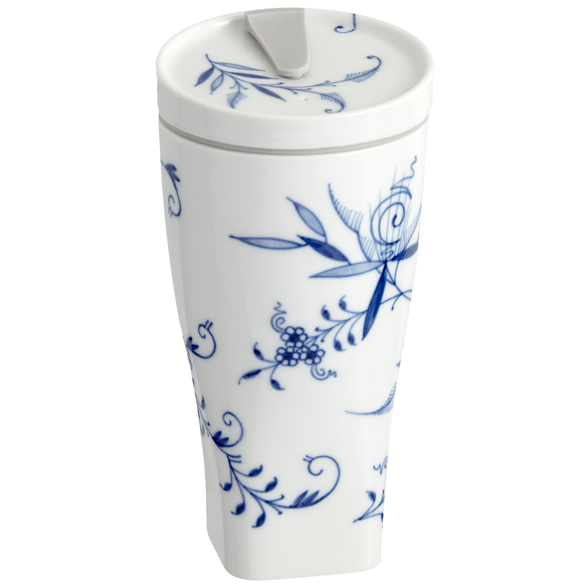 Coffee to go Becher Zwiebelmuster Style, H 17 cm | Meissen Coffee to go Collection - Nova 801001 - 46m02 - Meissen Weimar