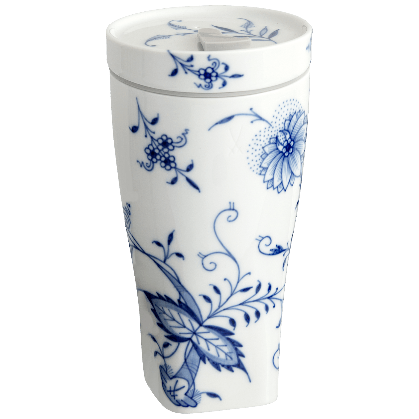 Coffee to go Becher Zwiebelmuster Style, H 17 cm | Meissen Coffee to go Collection - Nova 801001 - 46m02 - Meissen Weimar