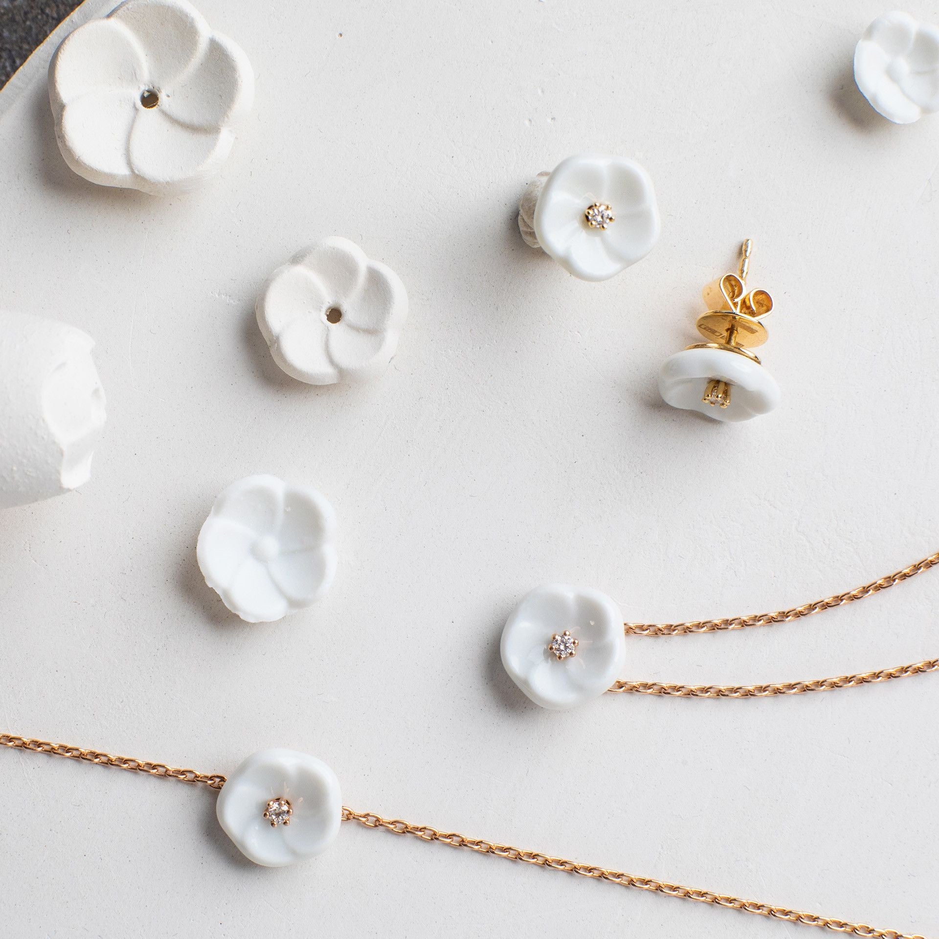 Collier 1739 Royal Blossom Basic, 45 cm | Meissen Royal Blossom Collection mpj20bl316c45 - Meissen Weimar