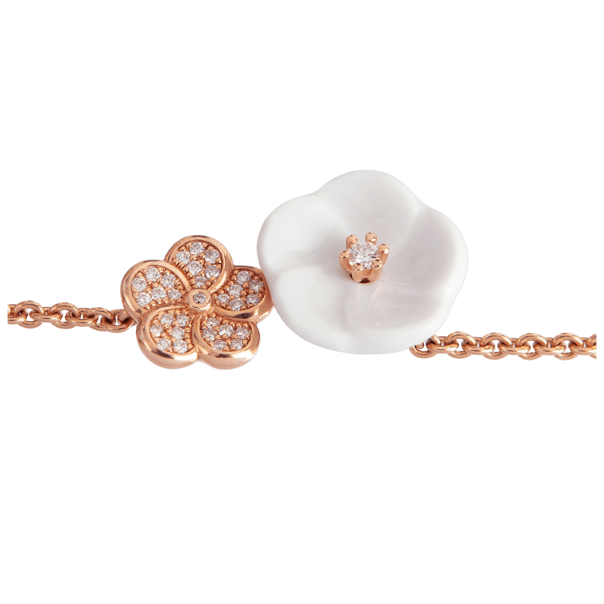 Collier Roségold 45 cm | Meissen Royal Blossom Collection mpj20bl175c45 - Meissen Weimar
