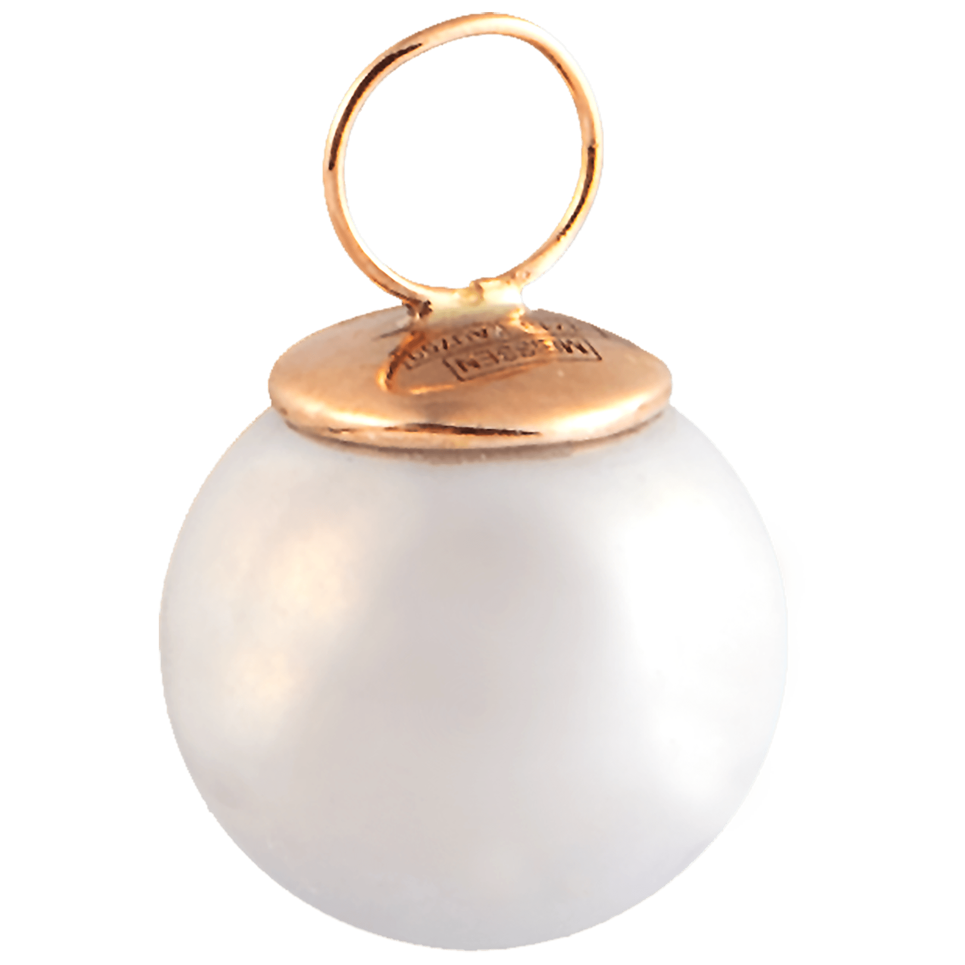 Collier Roségold, 45 cm, mit Porzellanperle | Meissen Pearl Collection mpj20pcw121c45 - Meissen Weimar