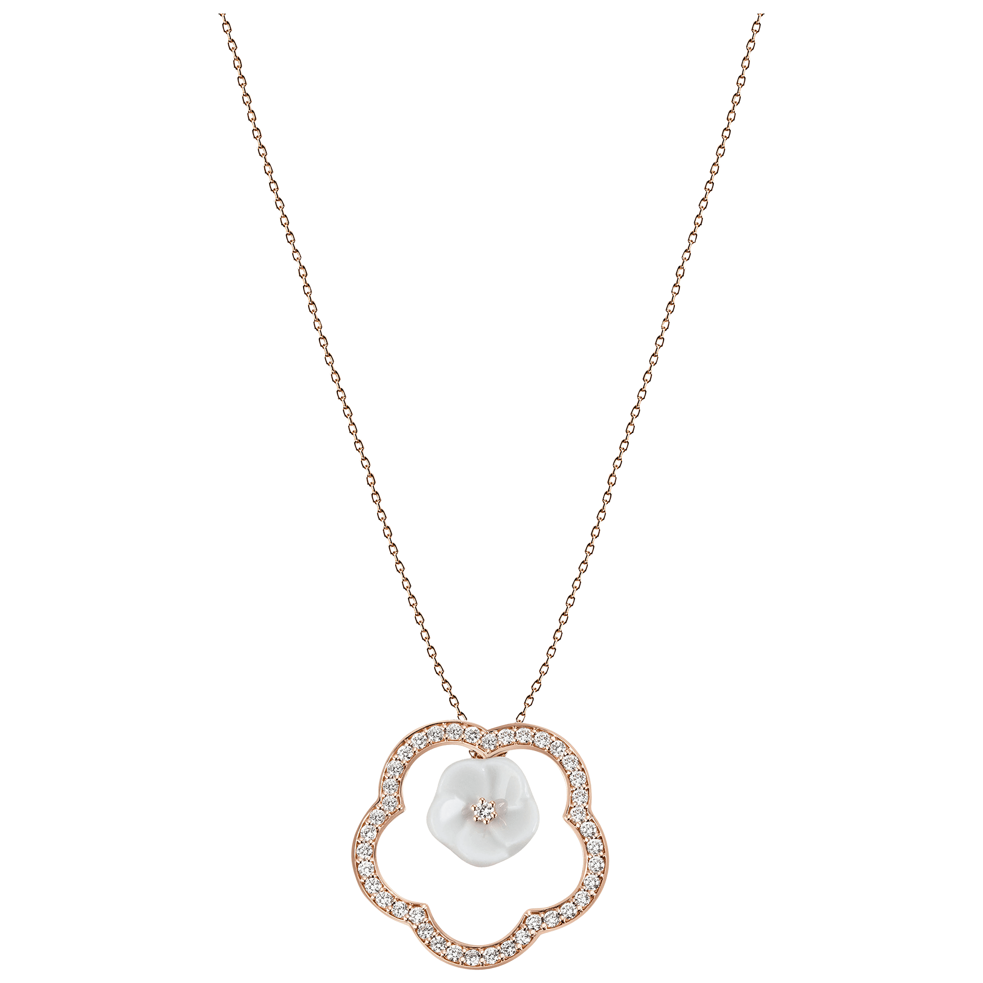 Collier Roségold mit Schneeballblüte, 45 cm | Meissen Royal Blossom Collection mpj20bf168c45 - Meissen Weimar