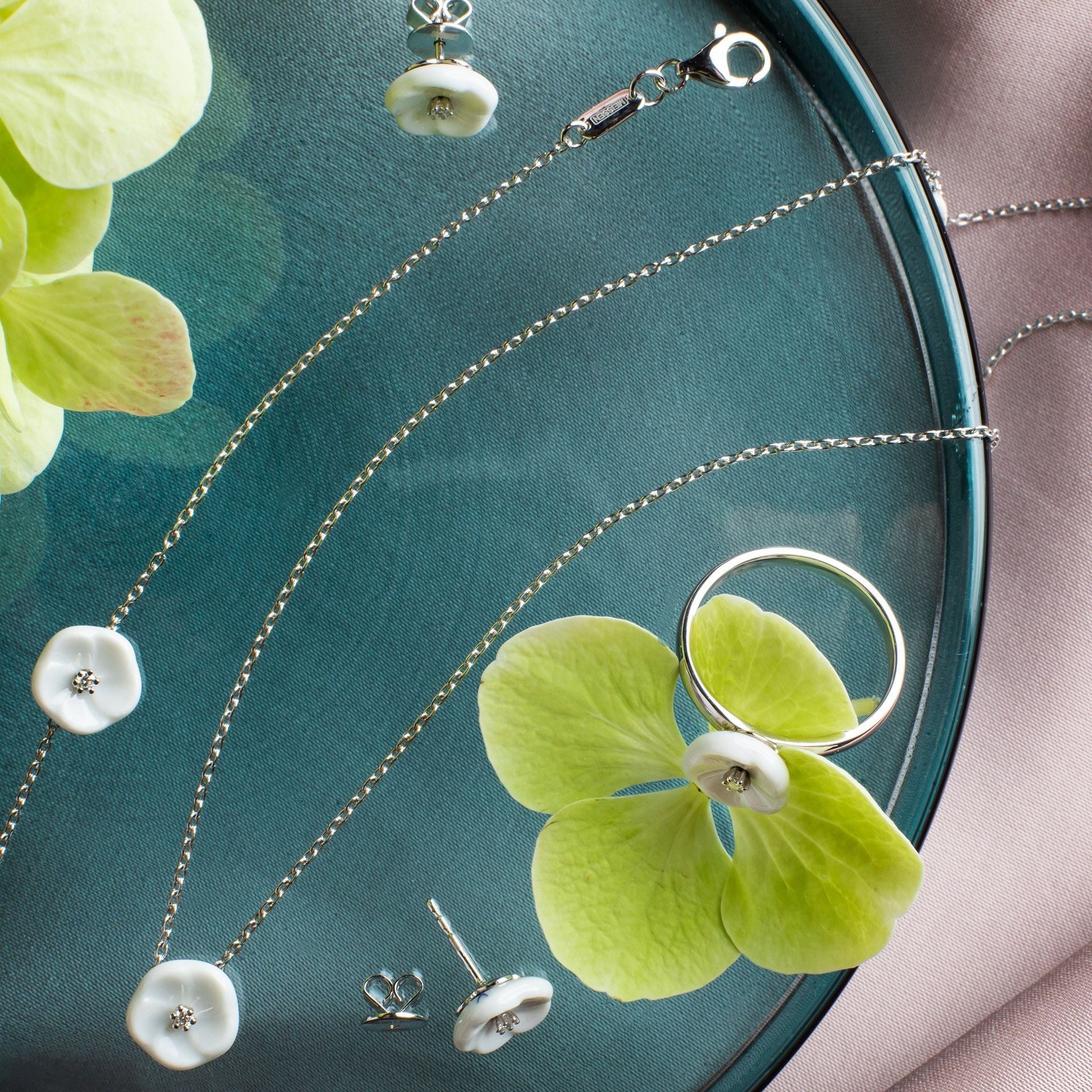 Collier Royal Blossom Basic, 45 cm | Meissen Royal Blossom Collection mpj20bl216c45 - Meissen Weimar