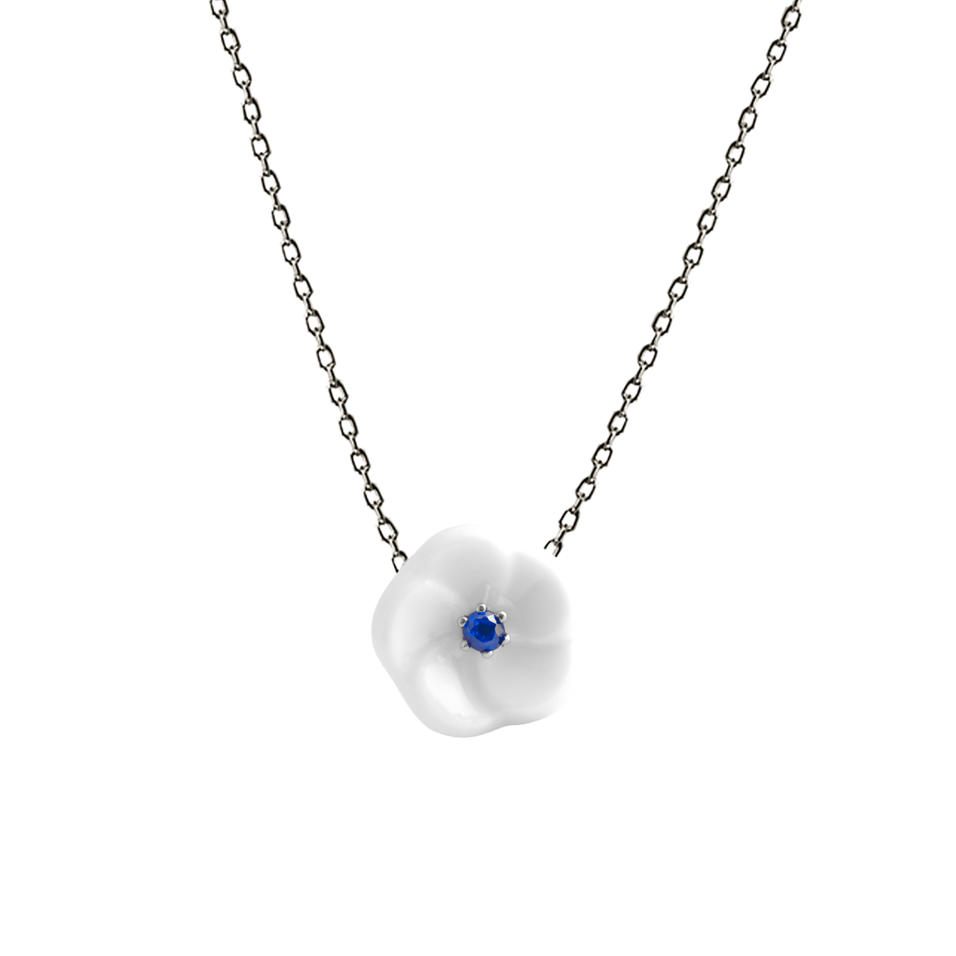 Collier Royal Blossom Basic Saphir, 45 cm | Meissen Royal Blossom Collection mpj20bl217c45 - Meissen Weimar