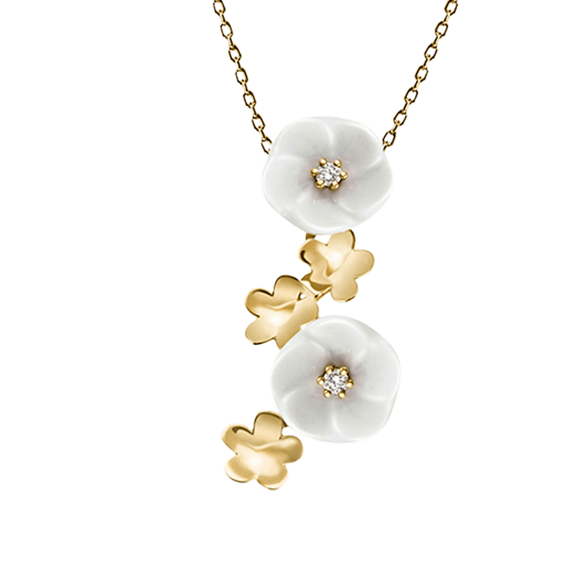 Collier Royal Blossom Bouquet, 45 cm | Meissen Royal Blossom Collection mpj20bl386c45 - Meissen Weimar
