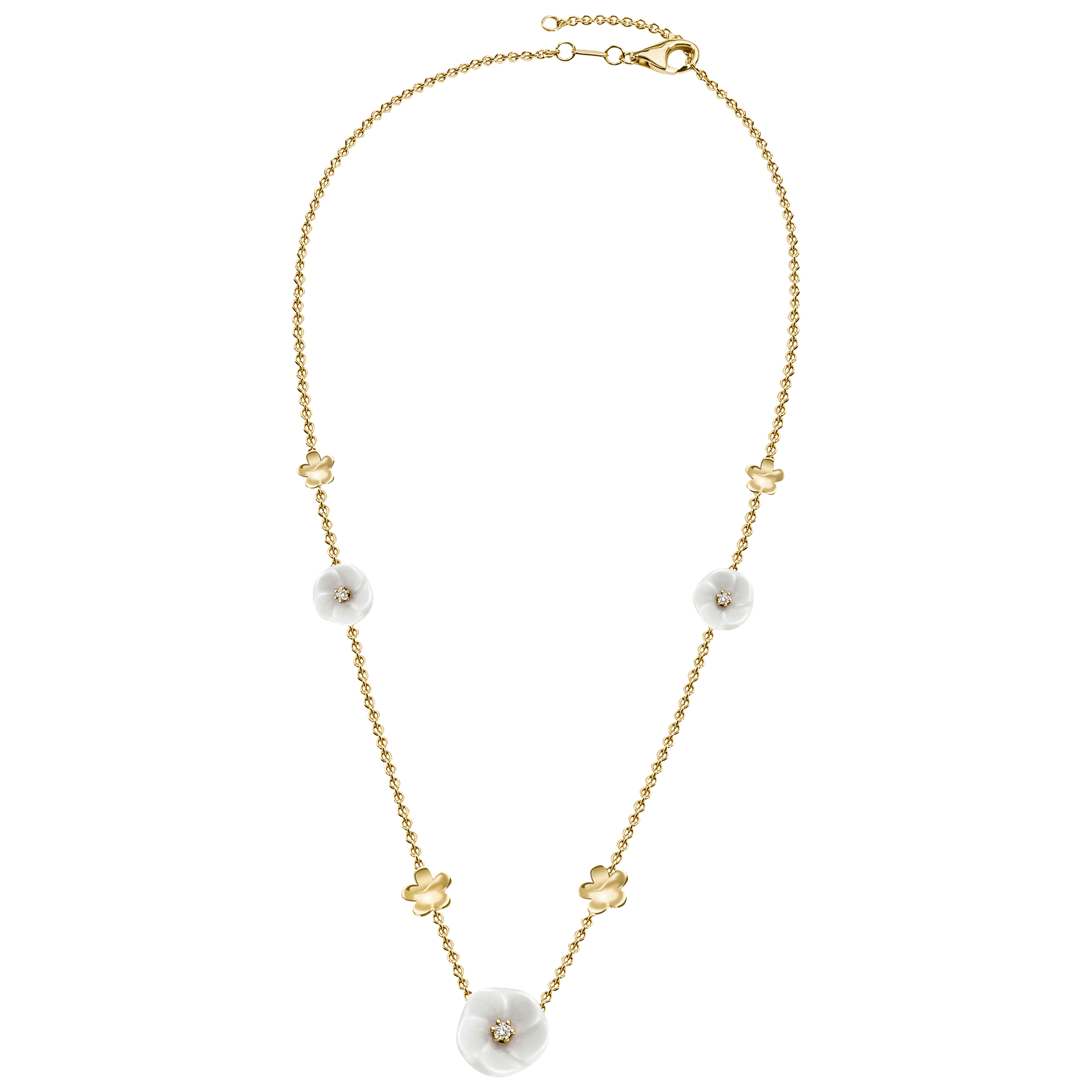 Collier Royal Blossom Bouquet, 45 cm | Meissen Royal Blossom Collection mpj20bl396c45 - Meissen Weimar