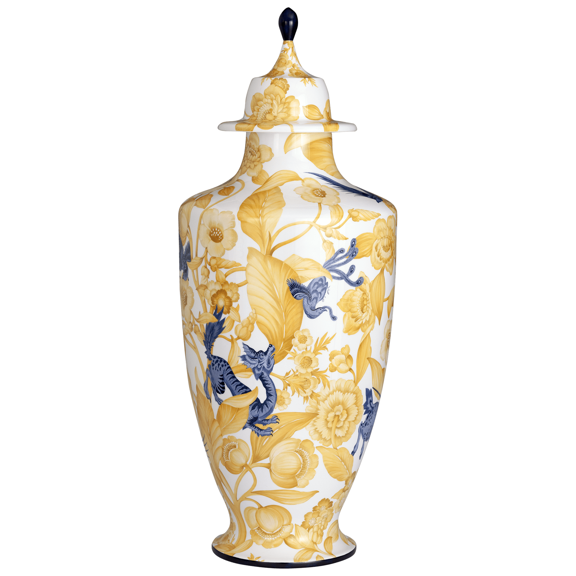 Deckelvase, Secret Garden, H 102 cm | Meissen Limitierte Meisterwerke 619784 - 51a50 - Meissen Weimar