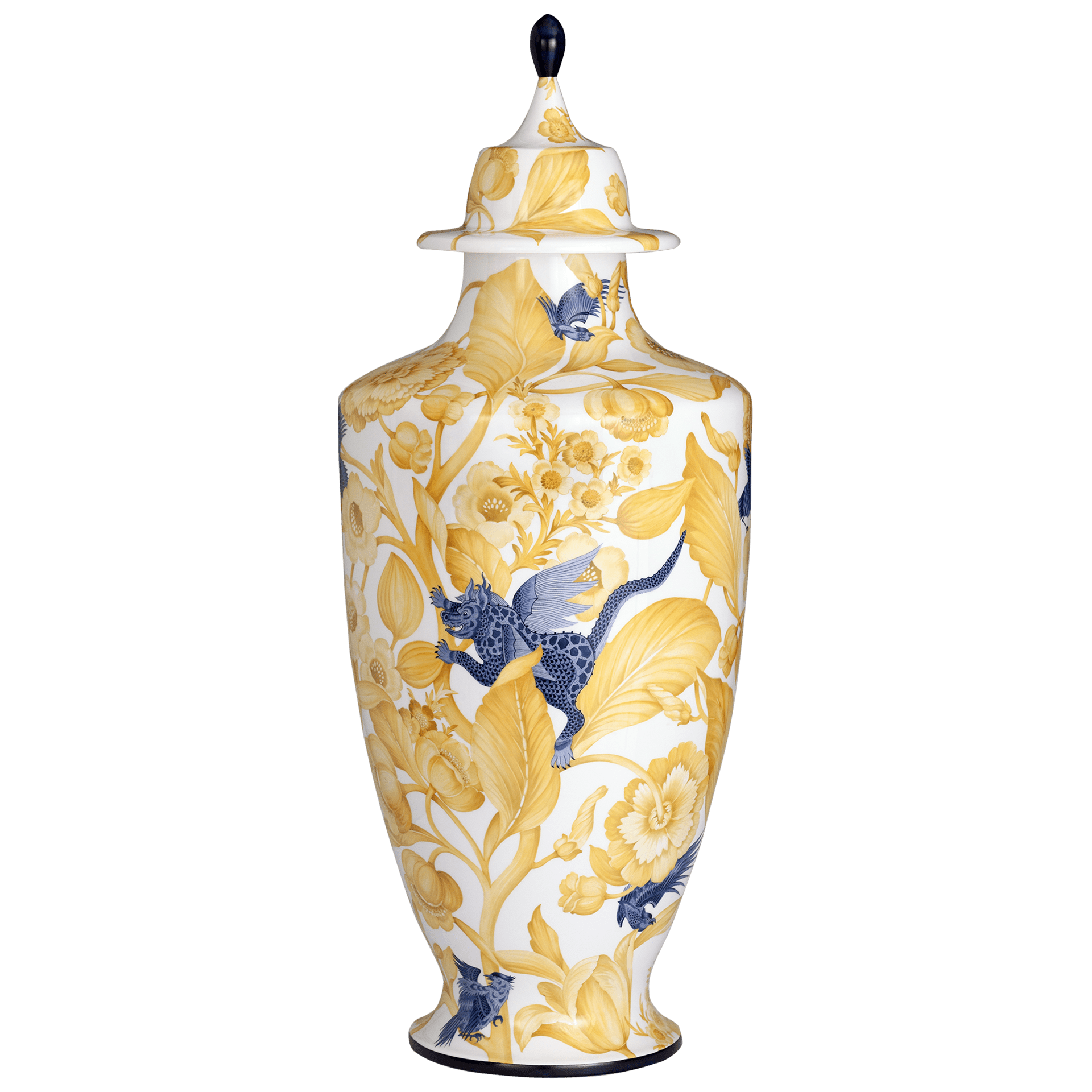 Deckelvase, Secret Garden, H 102 cm | Meissen Limitierte Meisterwerke 619784 - 51a50 - Meissen Weimar