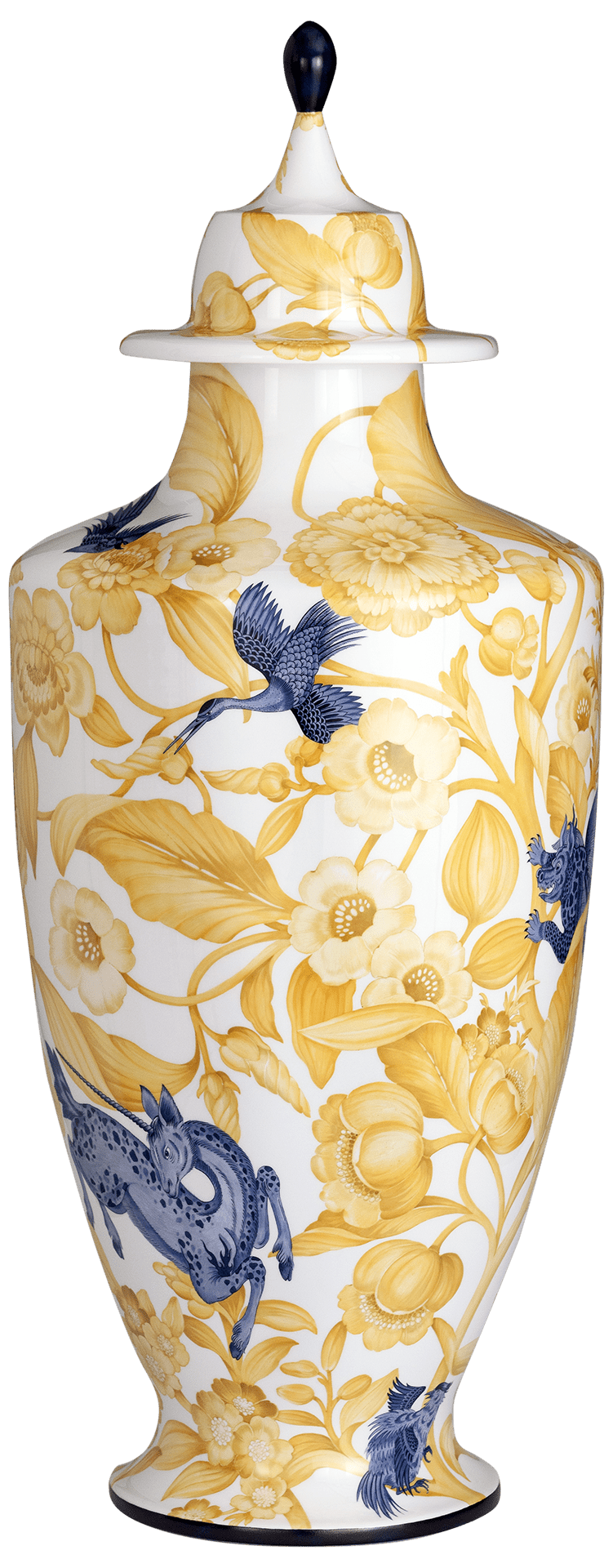 Deckelvase, Secret Garden, H 102 cm | Meissen Limitierte Meisterwerke 619784 - 51a50 - Meissen Weimar