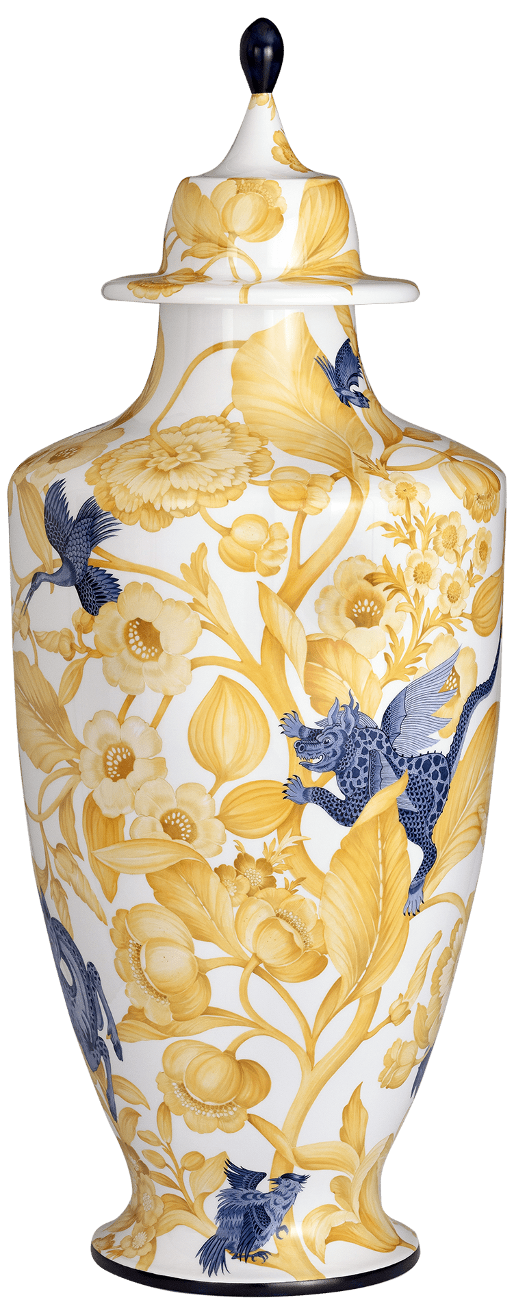 Deckelvase, Secret Garden, H 102 cm | Meissen Limitierte Meisterwerke 619784 - 51a50 - Meissen Weimar