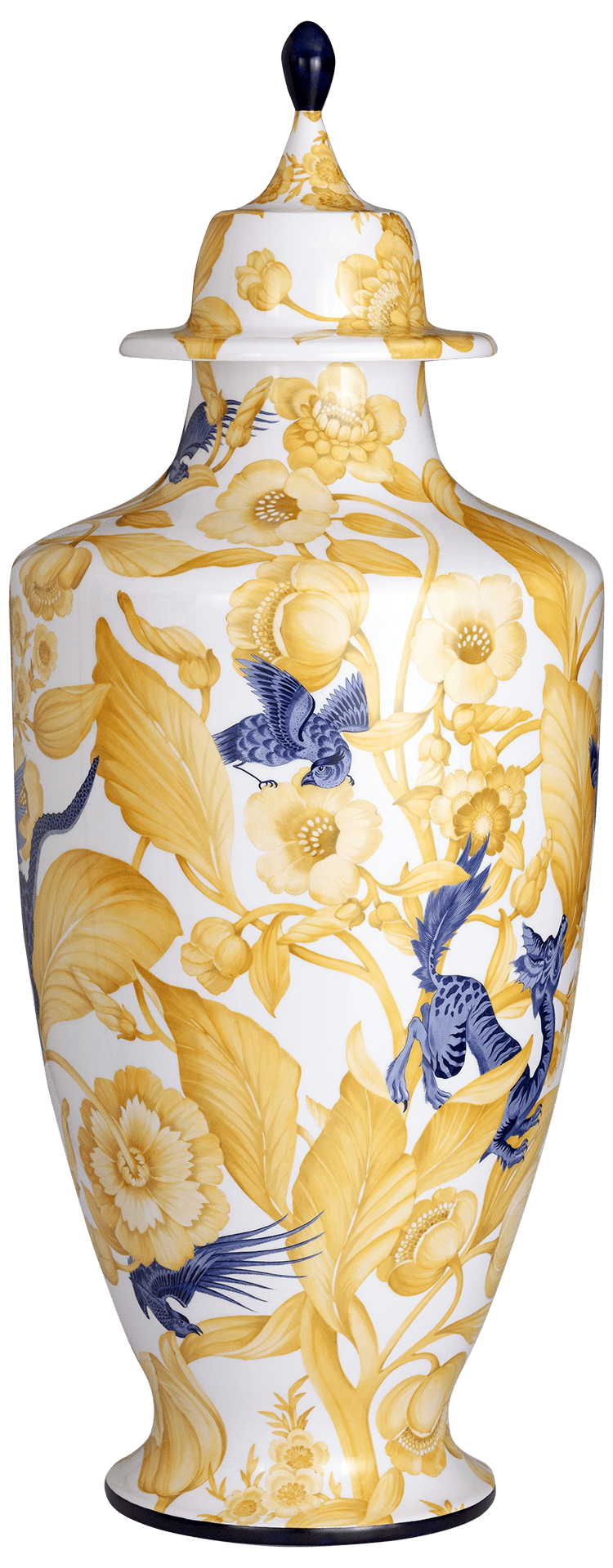 Deckelvase, Secret Garden, H 102 cm | Meissen Limitierte Meisterwerke 619784 - 51a50 - Meissen Weimar
