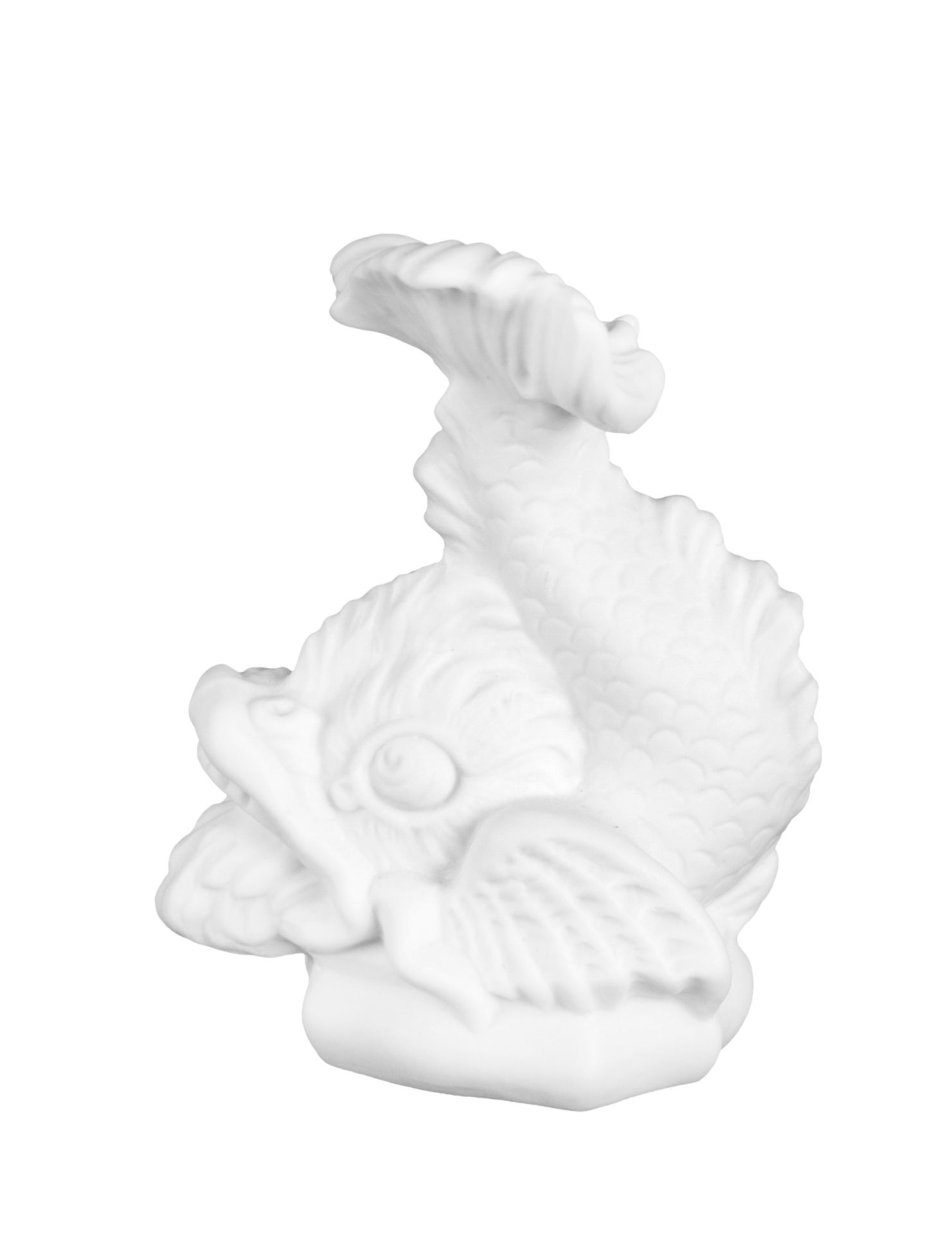 Delphin, Weiß, Biskuit, H 6,5 cm | Meissen Biskuit 001001 - 78959 - Meissen Weimar