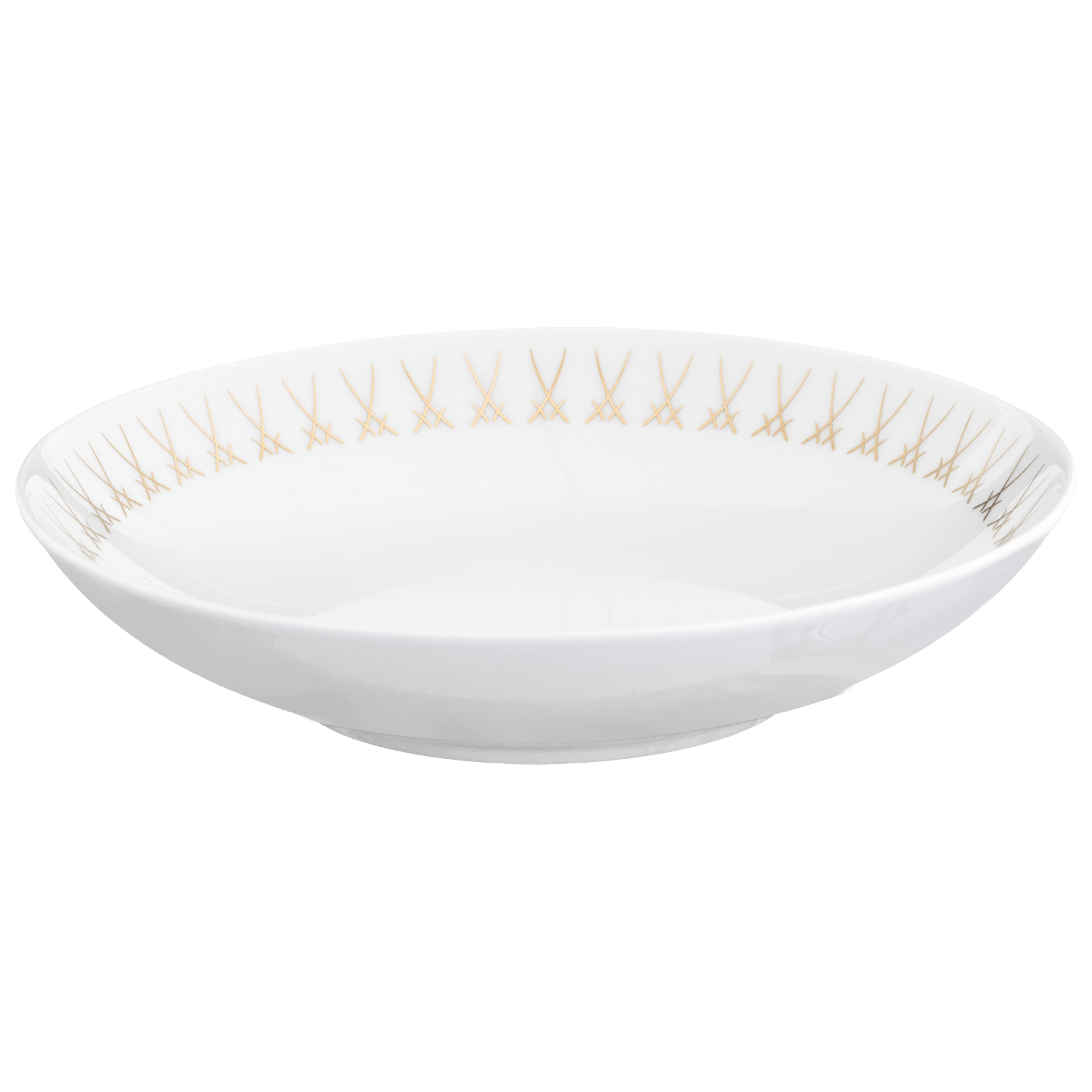 Dessertschale, Schwerterkante, Ø 18 cm | Meissen No.41 Swords Luxury Gold 79a221 - 54069 - Meissen Weimar