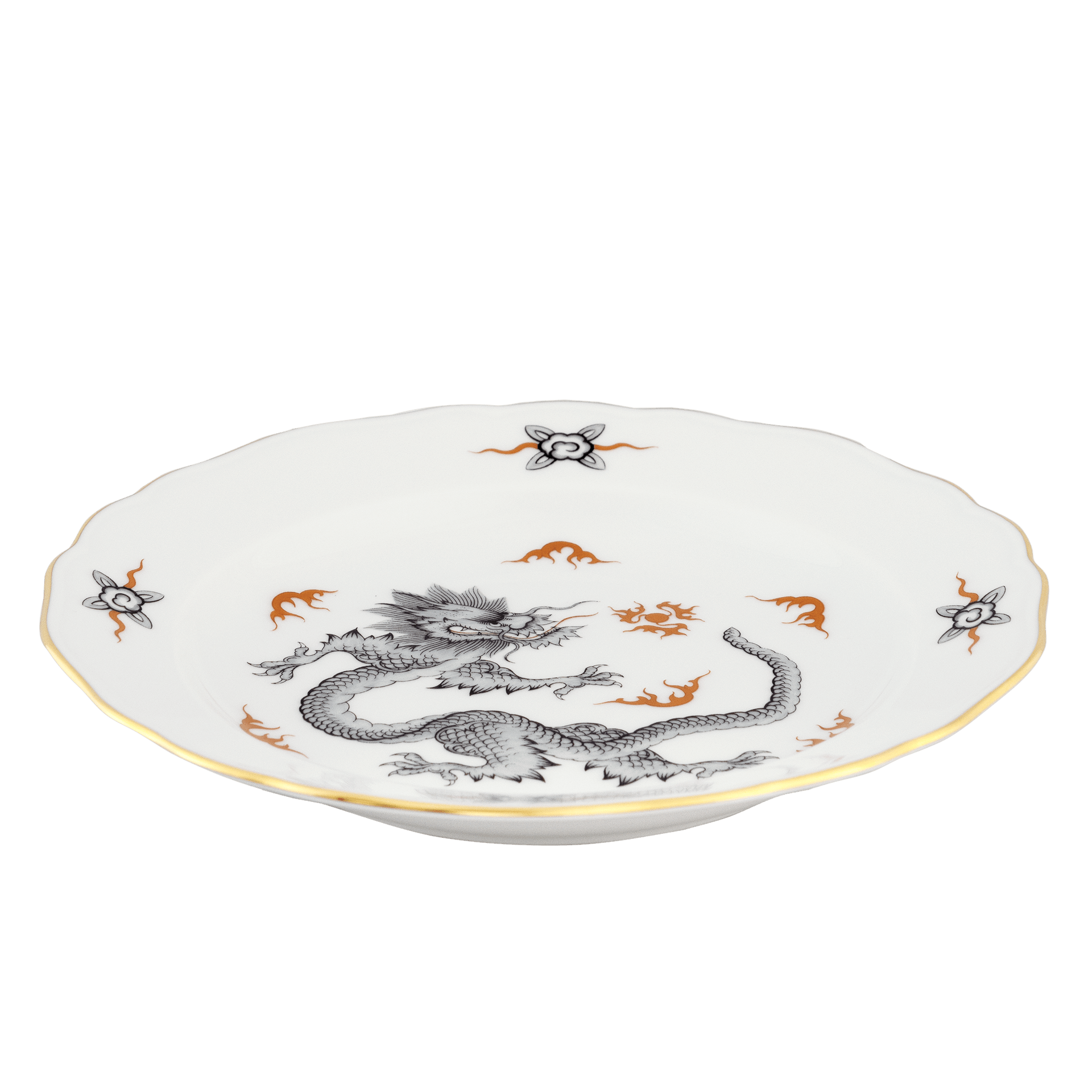 Dessertteller Ming Drache Ø 18 cm | Meissen Neuer Ausschnitt 33d010-00501 - Meissen Weimar