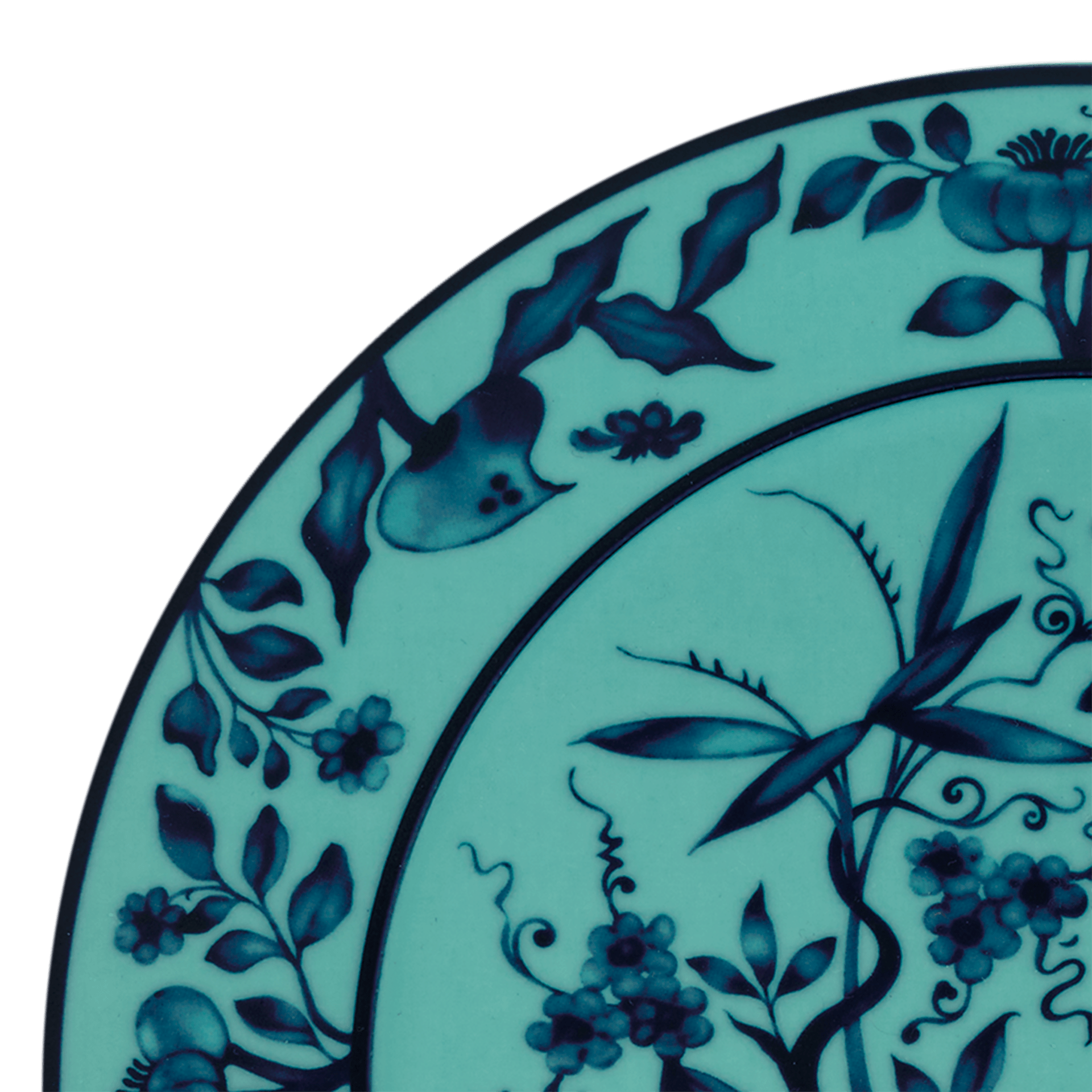 Dessertteller Seladongrün Ø 22 cm | Meissen No.41 Zwiebelmuster 79b530-41473 - Meissen Weimar