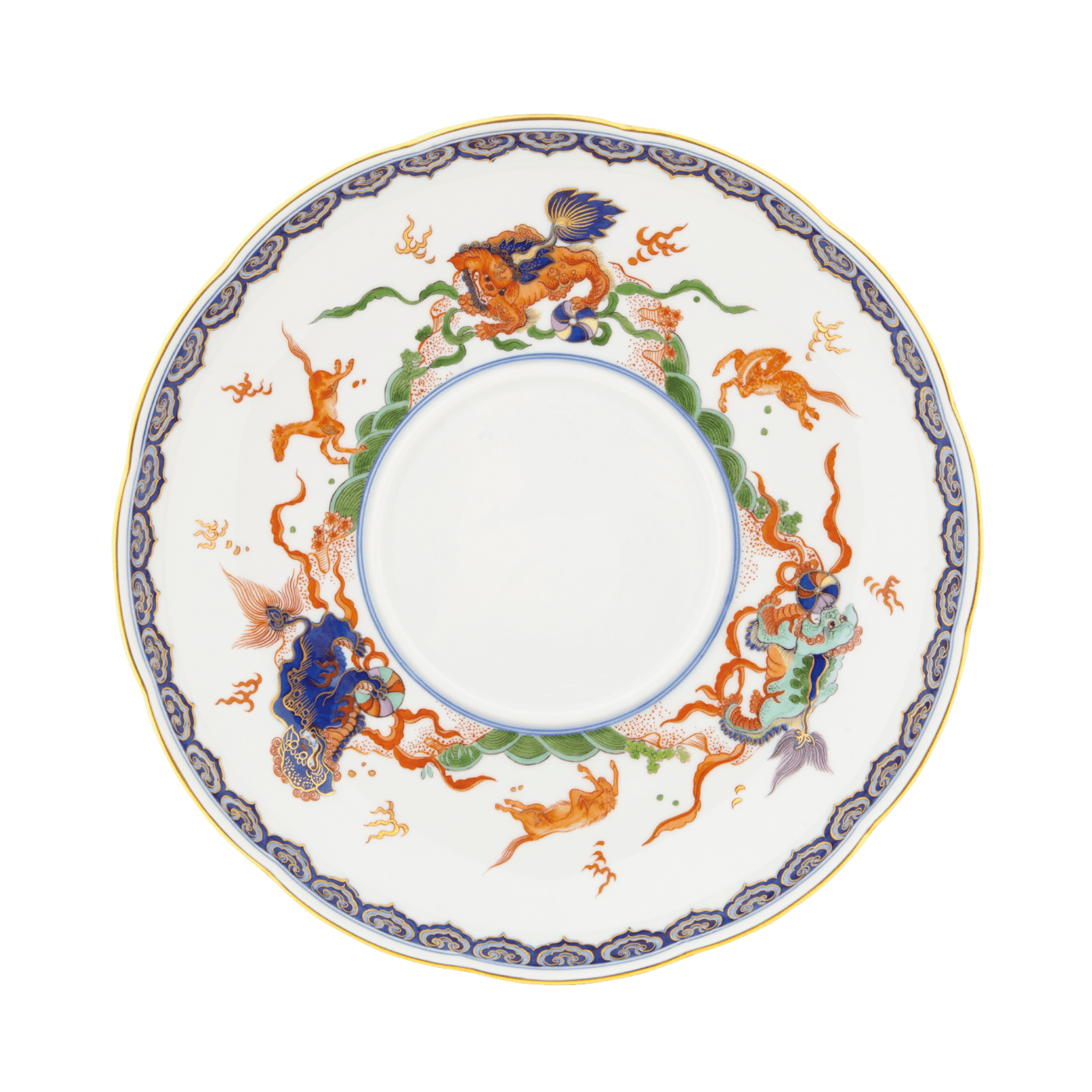 Dose Fo - Hunde in chinesischer Landschaft, L 14 cm, Limitiert | Meissen Limitierte Meisterwerke 579884 - c0052 - Meissen Weimar
