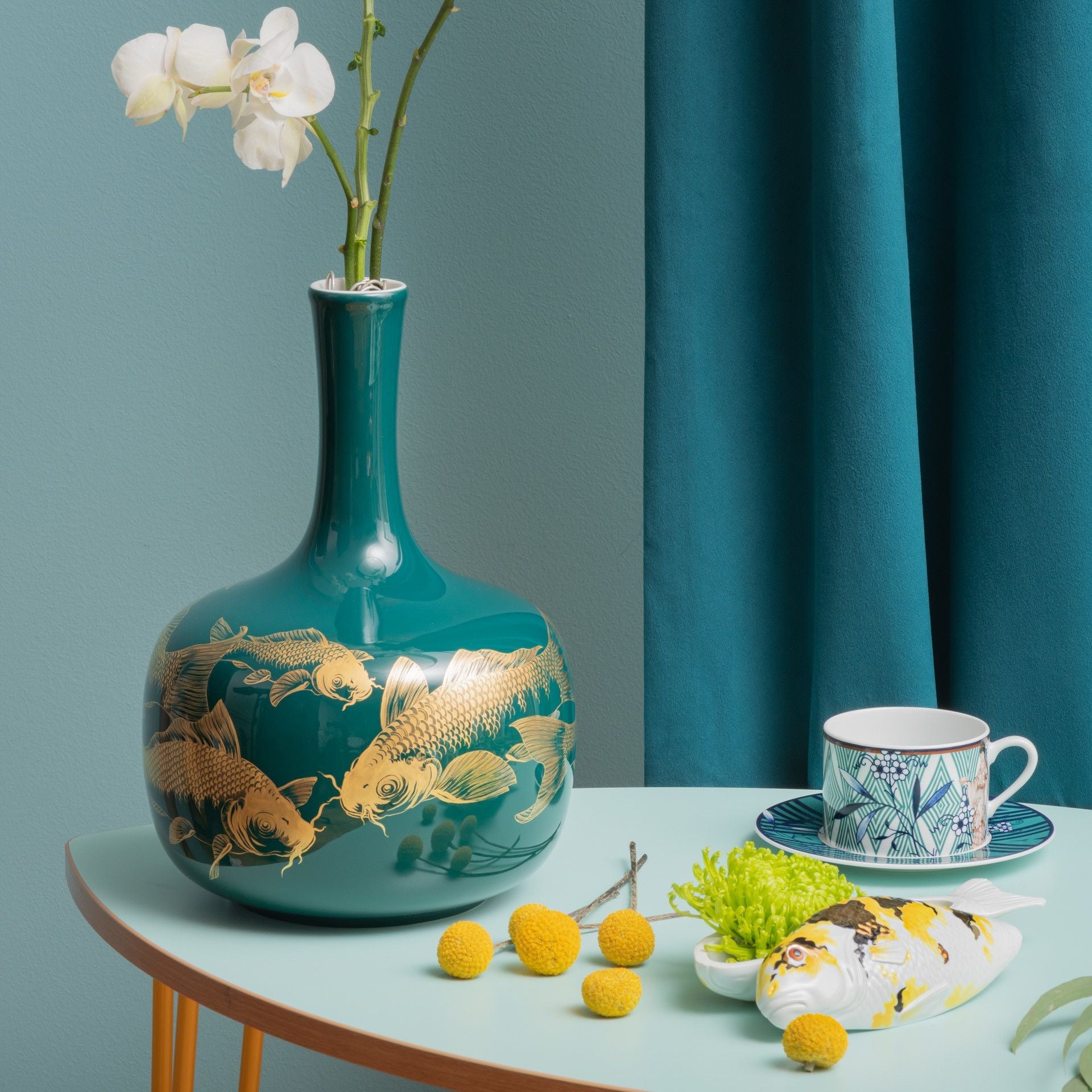 Dose Koi, L 23,5 cm | Meissen Studio Animal 900374 - 52089 - Meissen Weimar