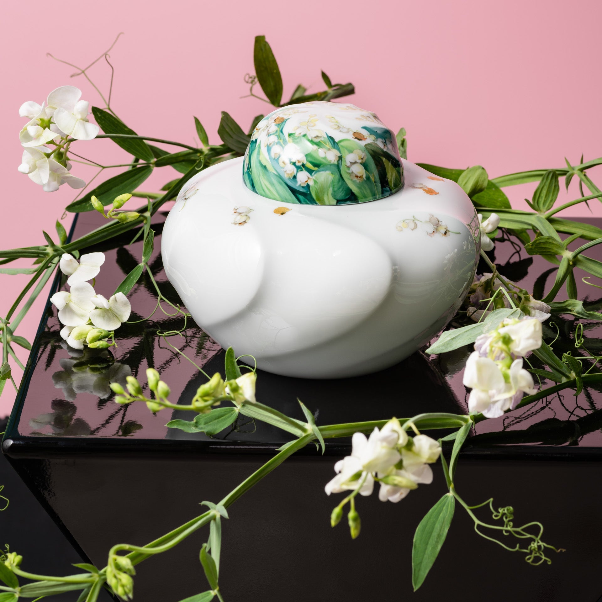 Dose Maiglöckchen, H 13 cm, Limitiert 50 Stück | Meissen Fine Dining 233774 - 52284 - Meissen Weimar