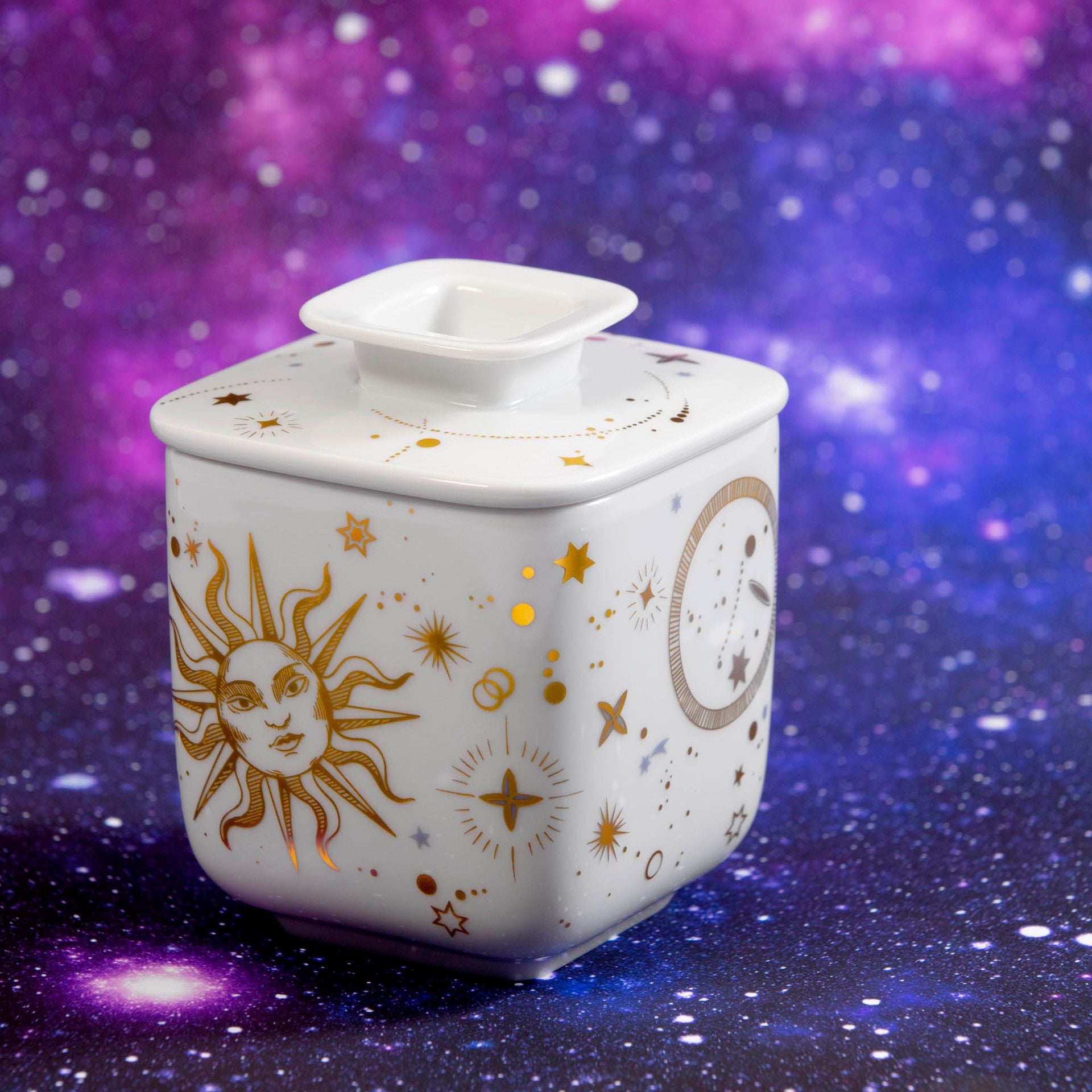Dose mit Schwerterdeckel, H 11 cm | Meissen Zodiac Collection 79A925 - 52991 - Meissen Weimar