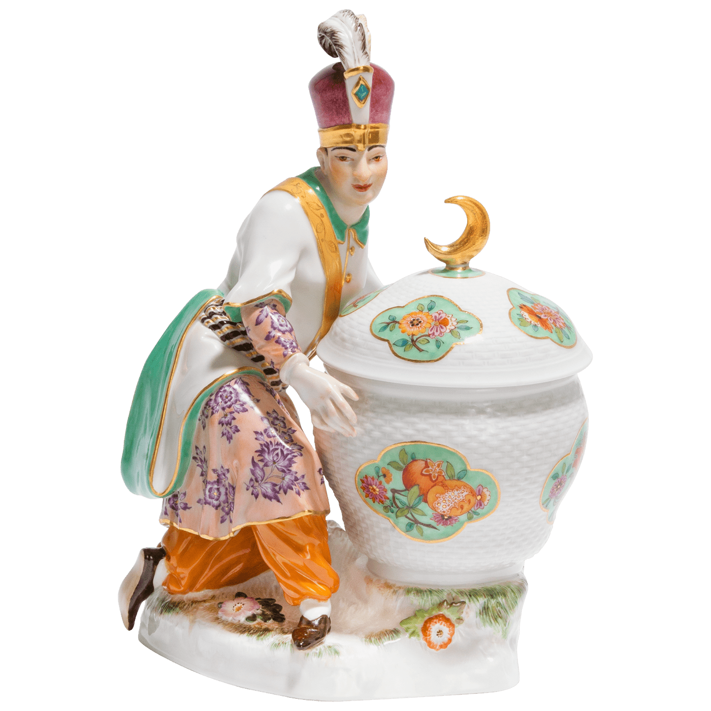 Dose Orientale an Dose, H 19 cm, limitiert | Meissen Limitierte Meisterwerke 90a684 - 73006 - Meissen Weimar