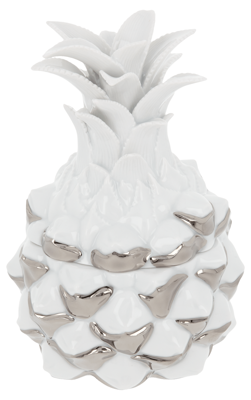 Dose, Platin, H 15 cm | Meissen Dosen Kollektion "Orangerie" 99a533 - 52250 - Meissen Weimar