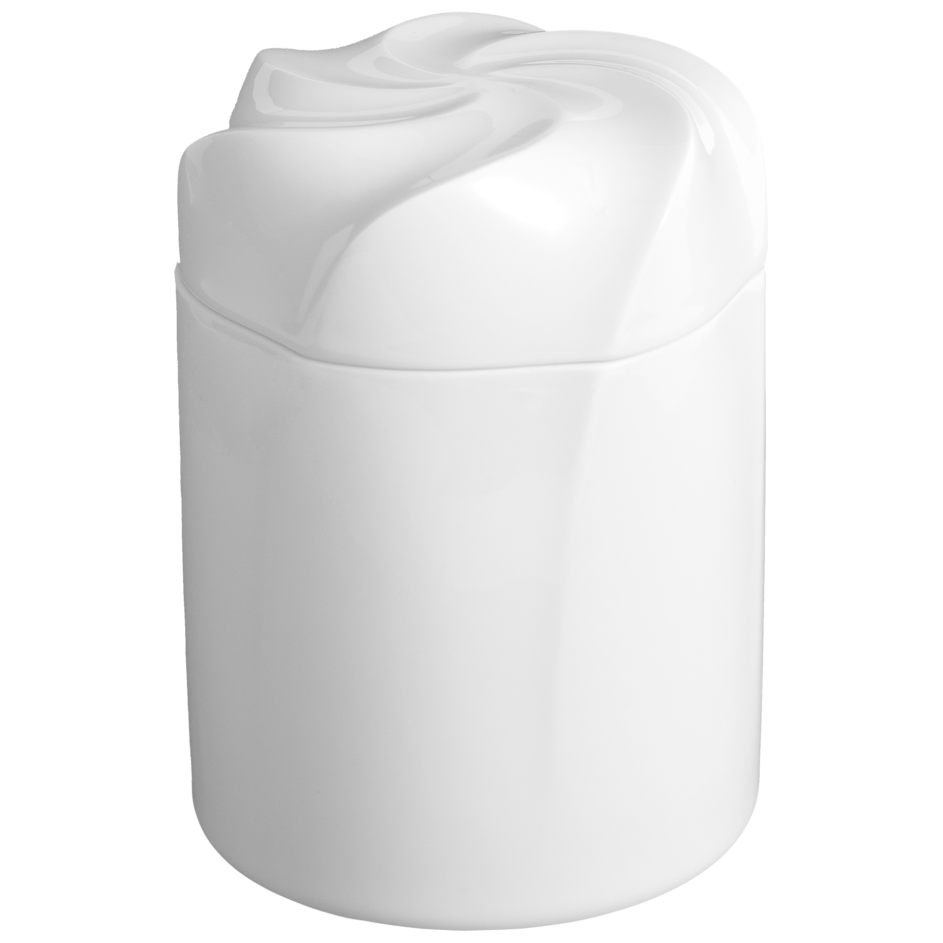 Dose, "Twist", hoch, Weiß, Ø 10 cm | Meissen Dosen Kollektion 000001 - 52995 - Meissen Weimar