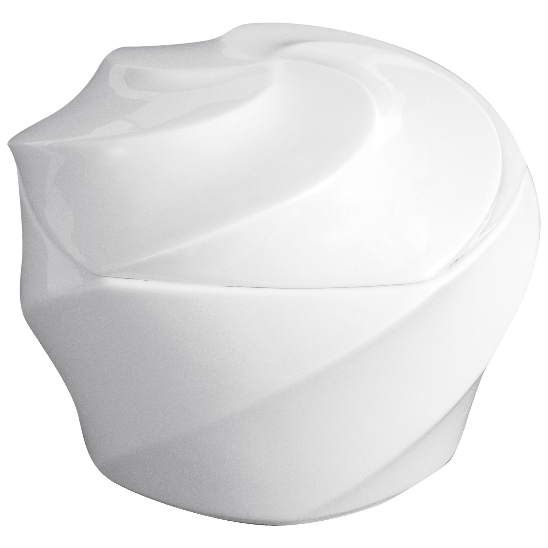 Dose, "Twist", mittel, Weiß, Ø 11 cm | Meissen Dosen Kollektion 000001 - 52993 - Meissen Weimar