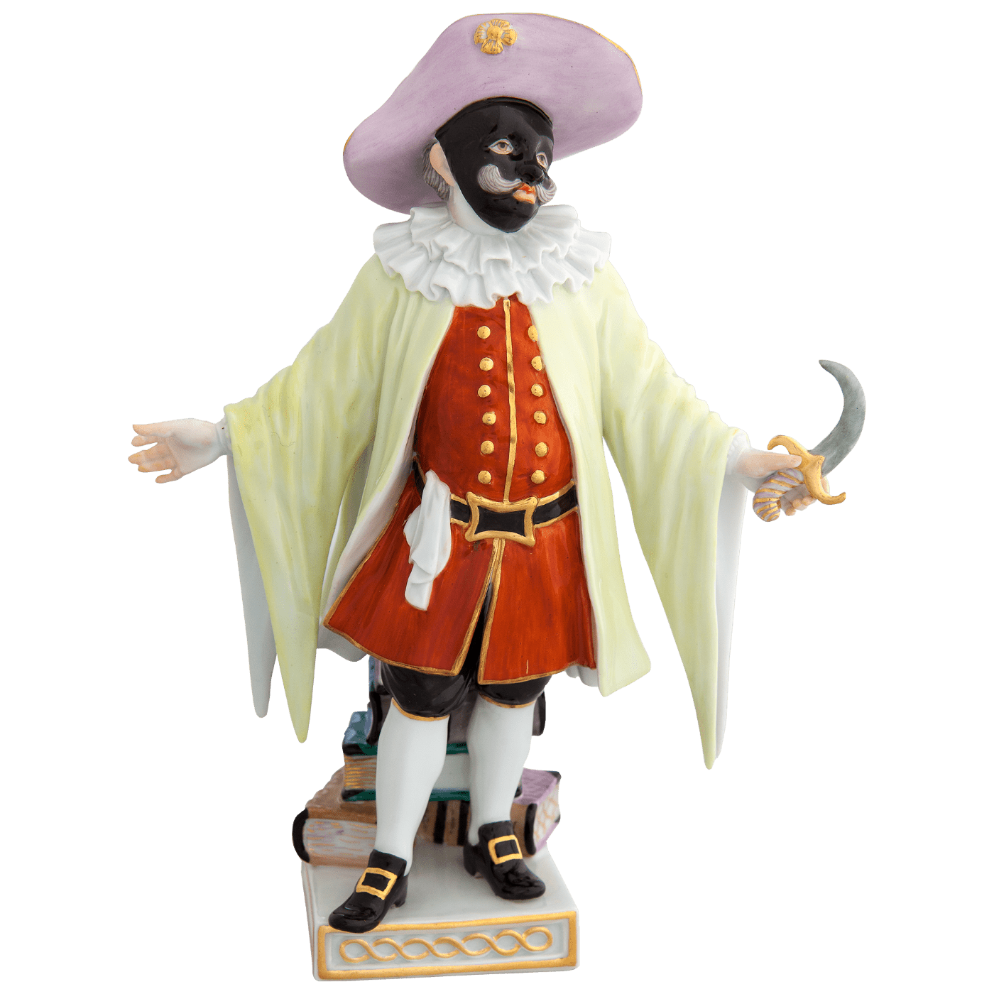Dottore, Bunt und gold staffiert, | Meissen Commedia dell'Arte 900300 - 64568 - Meissen Weimar