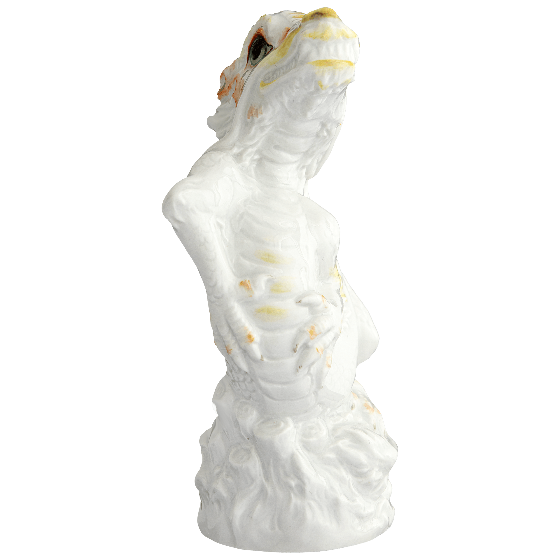 Drache 2024, Bunt und gold staffiert, leicht, H 13 cm | Meissen Figuren chinesisches Jahrestier 90A465 - 83631 - Meissen Weimar