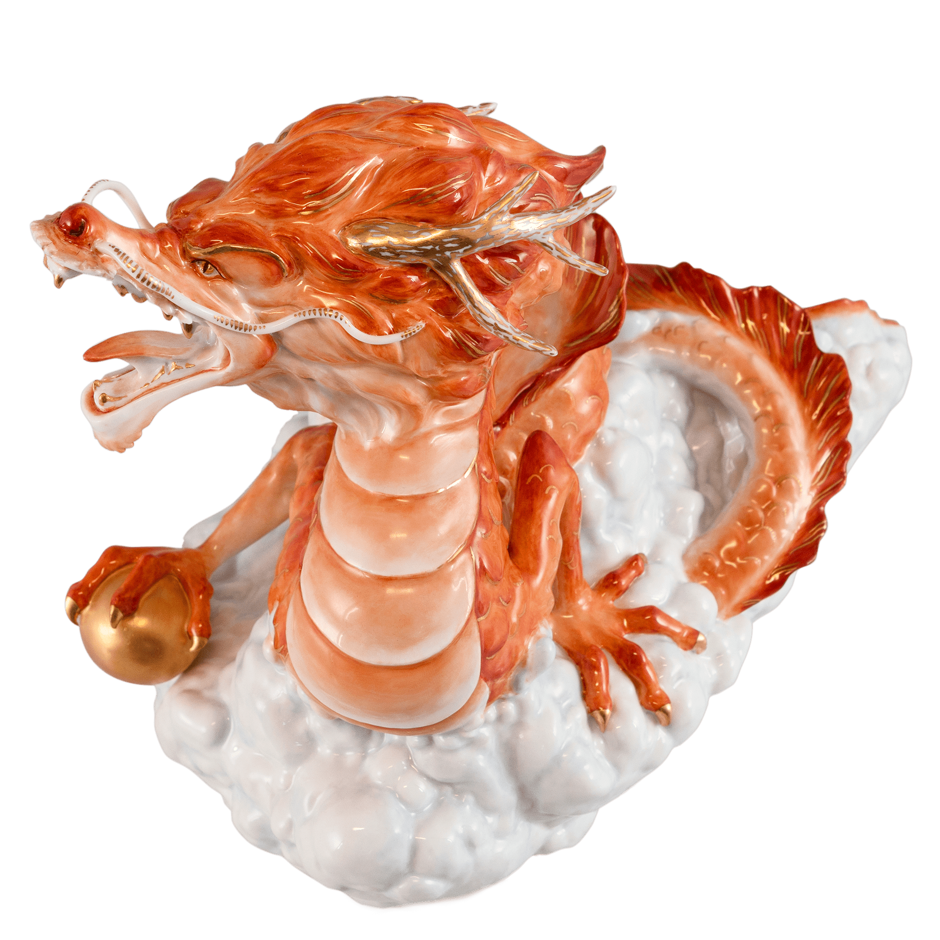 Drache auf Wolke, Lim. 15, H 24,5 cm | Meissen Limitierte Meisterwerke 900584-78412 - Meissen Weimar