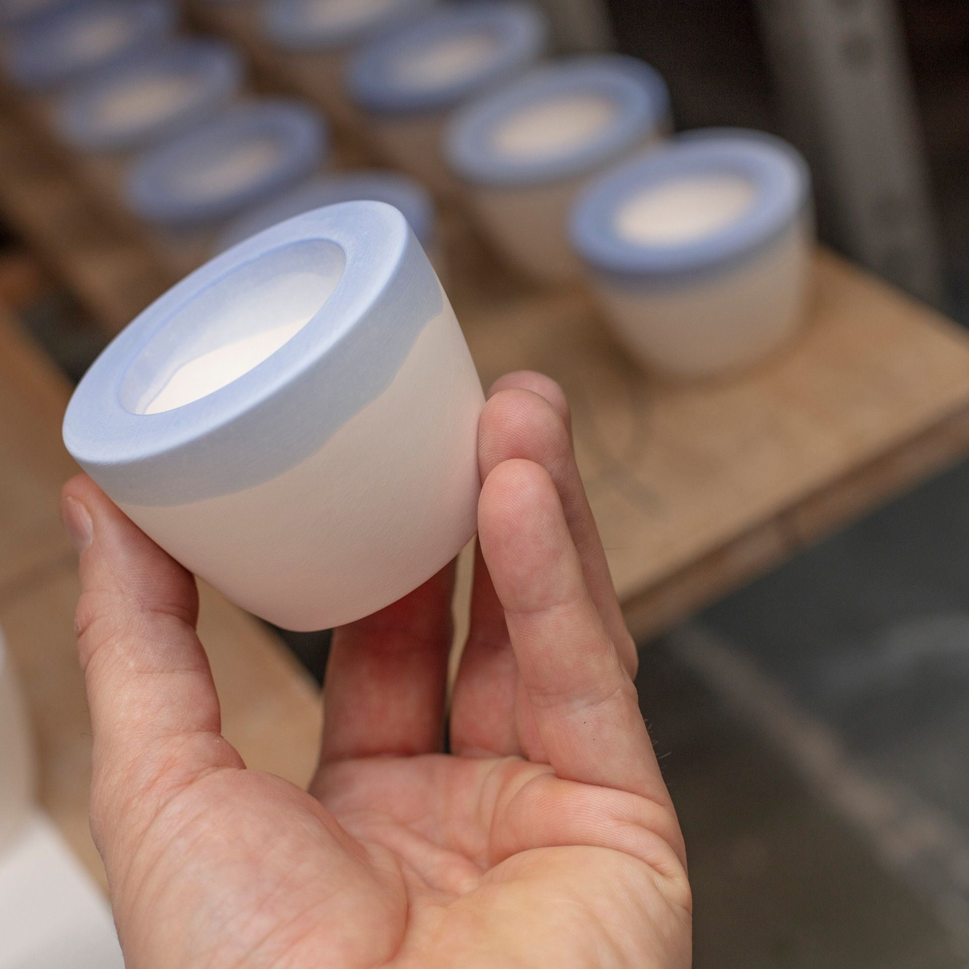 Eierbecher, Weiß, H 4,7 cm | Meissen Cosmopolitan 000001 - 37179 - Meissen Weimar