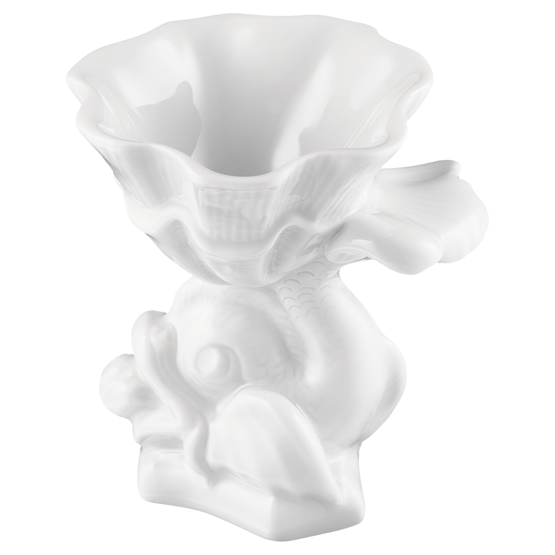 Eierbecher, weiß, H 7 cm | Meissen Schwanendessin 000001 - 05179 - Meissen Weimar