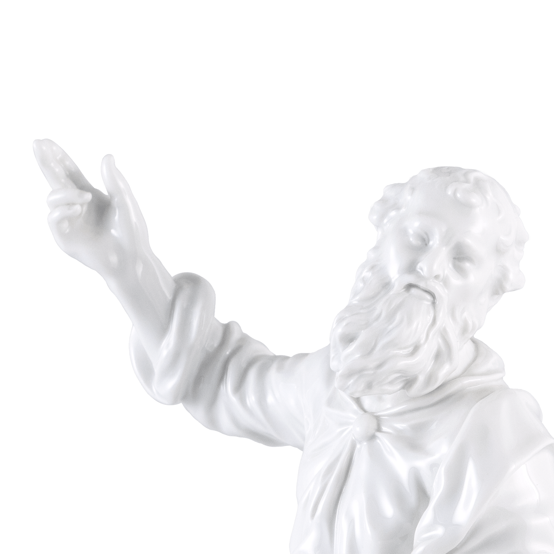 Einzelfigur Apostel Paulus, Weiß, H 23.5 cm | Meissen Figuren Individuell 000001 - 72098 - Meissen Weimar