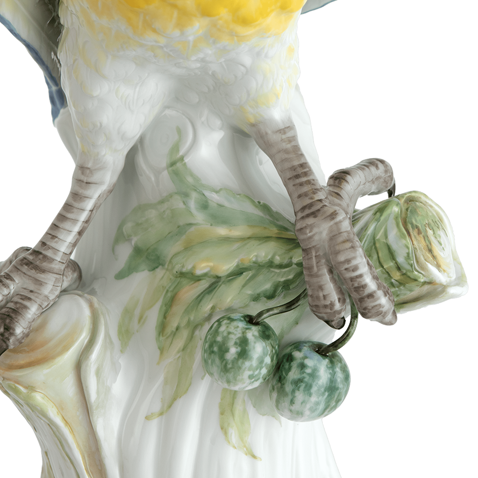 Einzelfigur, Ara blau staffiert, H 42 cm | Meissen Figuren Individuell 90a506-77234 - Meissen Weimar